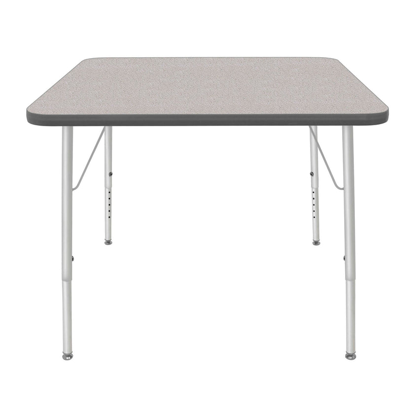Mahar Creative Colors Large Square Creative Colors Activity Tables with Heavy Duty Laminate Top (36"W x 36"L x 21-30"H) - SchoolOutlet