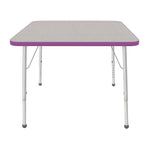 Mahar Creative Colors Large Square Creative Colors Activity Tables with Heavy Duty Laminate Top (36
