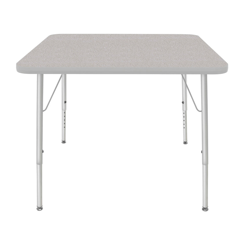 Mahar Creative Colors Large Square Creative Colors Activity Tables with Heavy Duty Laminate Top (36"W x 36"L x 21-30"H) - SchoolOutlet