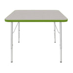 Mahar Creative Colors Large Square Creative Colors Activity Tables with Heavy Duty Laminate Top (36