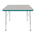 Mahar Creative Colors Large Square Creative Colors Activity Tables with Heavy Duty Laminate Top (36