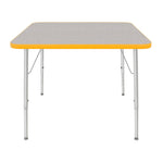 Mahar Creative Colors Large Square Creative Colors Activity Tables with Heavy Duty Laminate Top (36