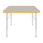Mahar Creative Colors Large Square Creative Colors Activity Tables with Heavy Duty Laminate Top (36