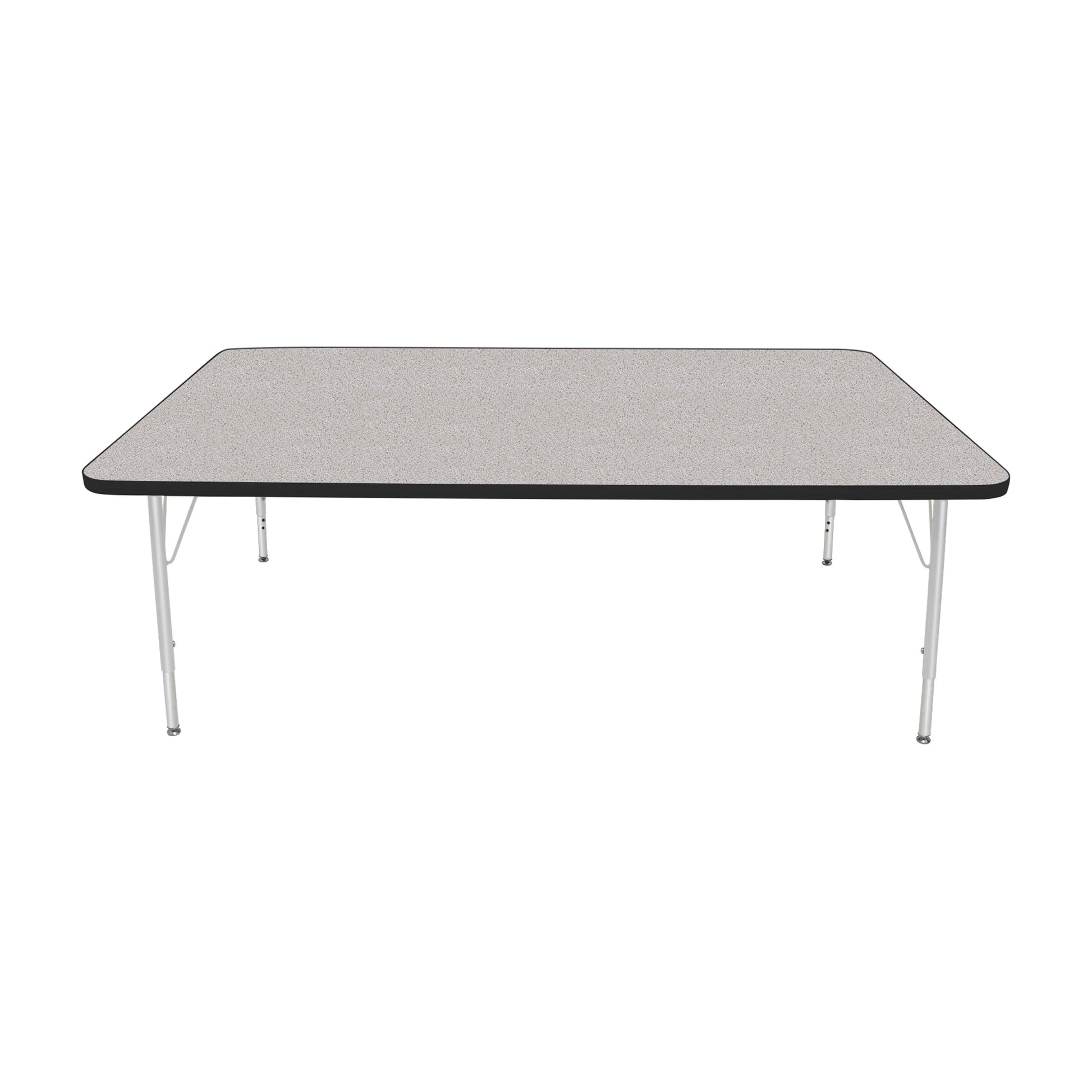 Mahar Creative Colors Large Rectangle Creative Colors Activity Table with Heavy Duty Laminate Top (42"W x 72"L x 22-30"H) - SchoolOutlet