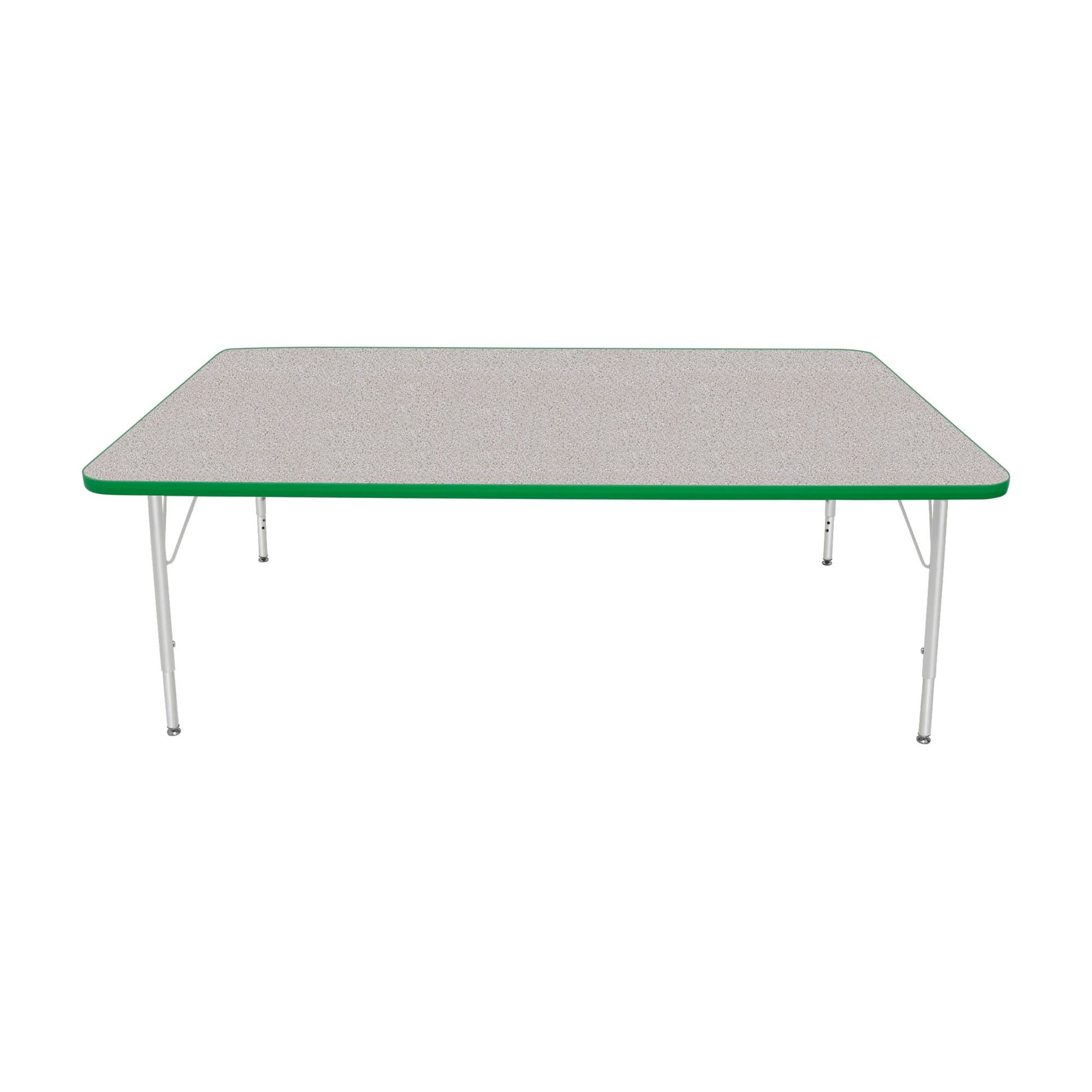 Mahar Creative Colors Large Rectangle Creative Colors Activity Table with Heavy Duty Laminate Top (42"W x 72"L x 22-30"H) - SchoolOutlet