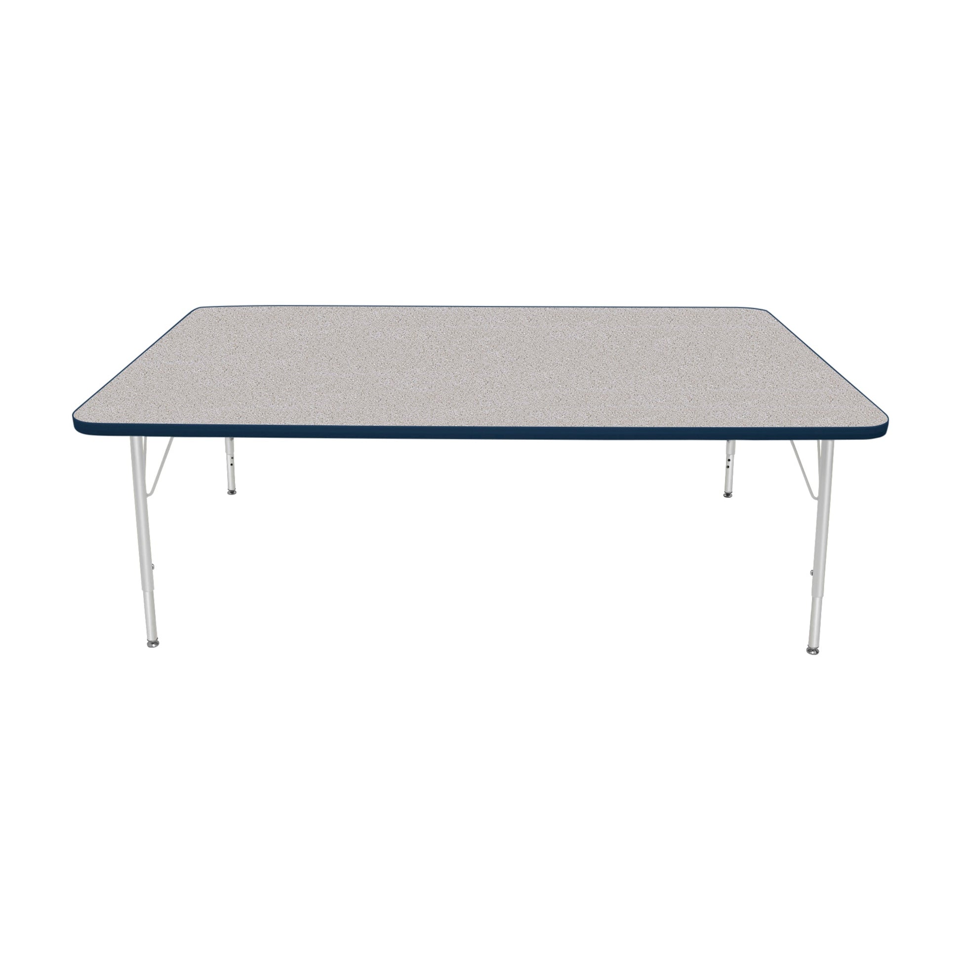 Mahar Creative Colors Large Rectangle Creative Colors Activity Table with Heavy Duty Laminate Top (42"W x 72"L x 22-30"H) - SchoolOutlet