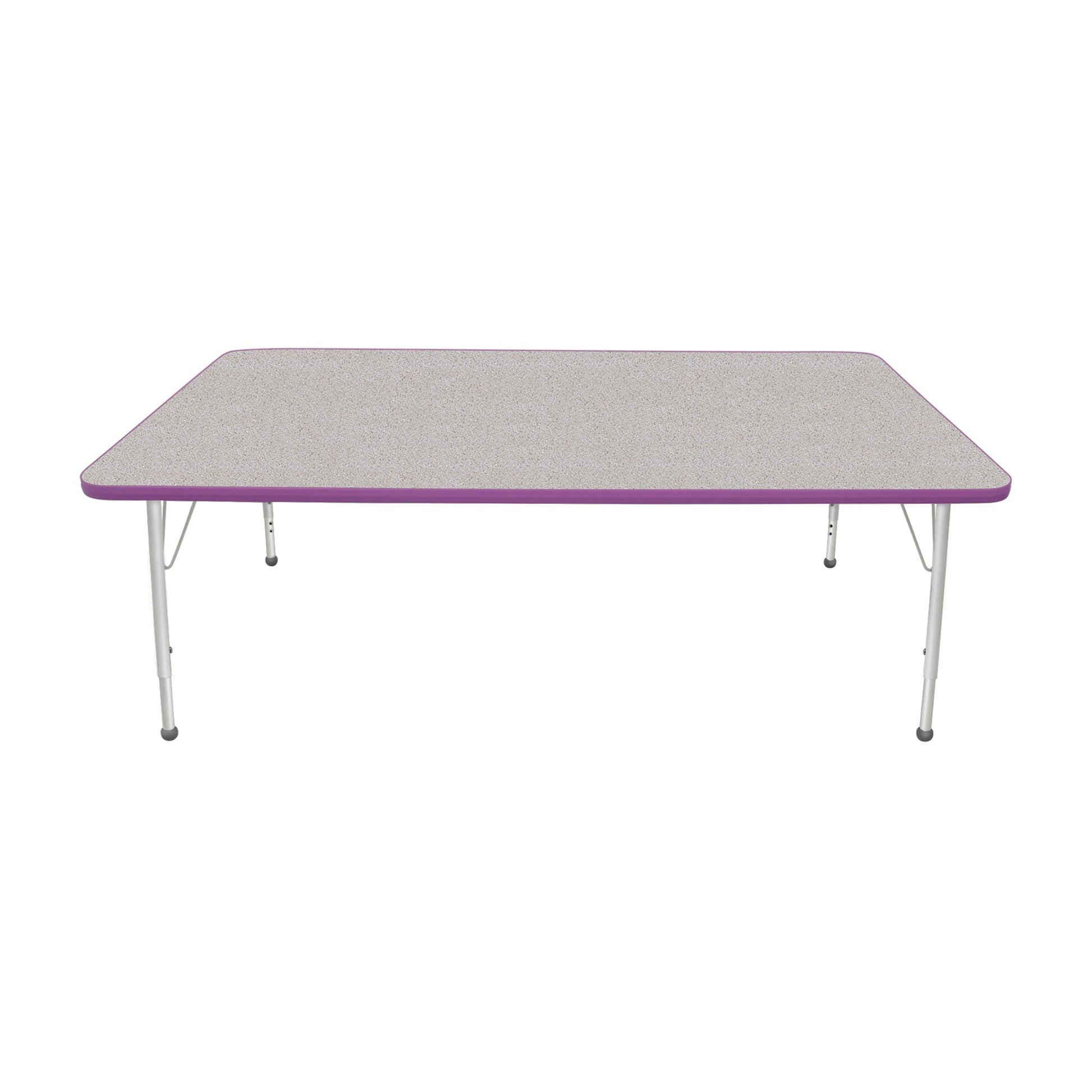 Mahar Creative Colors Large Rectangle Creative Colors Activity Table with Heavy Duty Laminate Top (42"W x 72"L x 22-30"H) - SchoolOutlet
