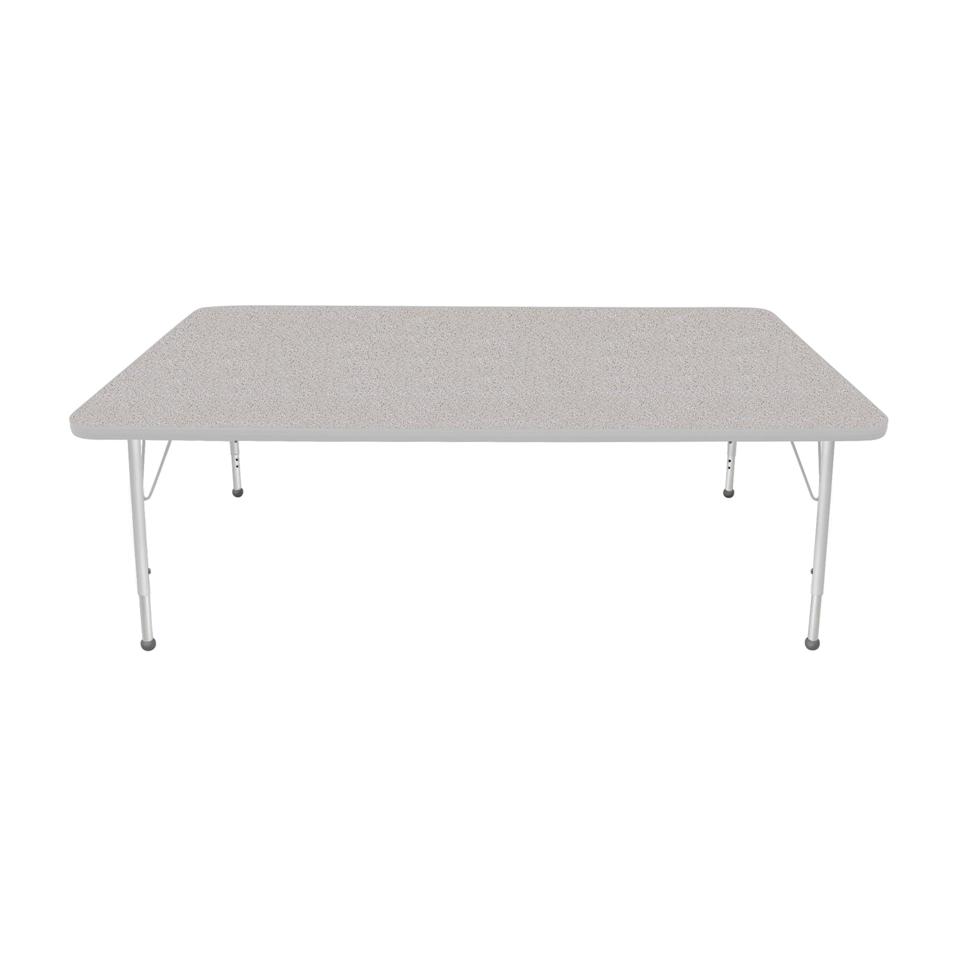 Mahar Creative Colors Large Rectangle Creative Colors Activity Table with Heavy Duty Laminate Top (42"W x 72"L x 22-30"H) - SchoolOutlet