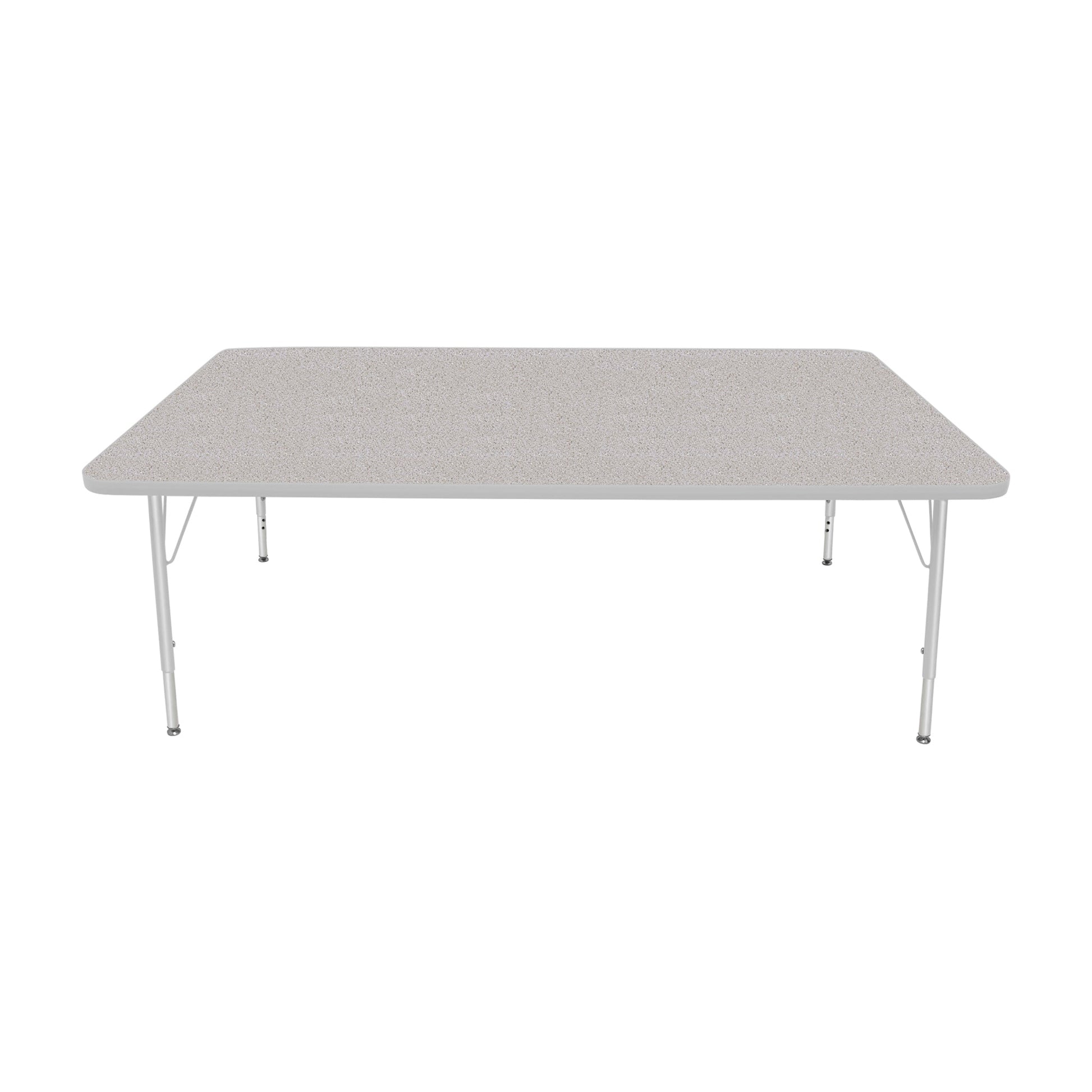 Mahar Creative Colors Large Rectangle Creative Colors Activity Table with Heavy Duty Laminate Top (42"W x 72"L x 22-30"H) - SchoolOutlet