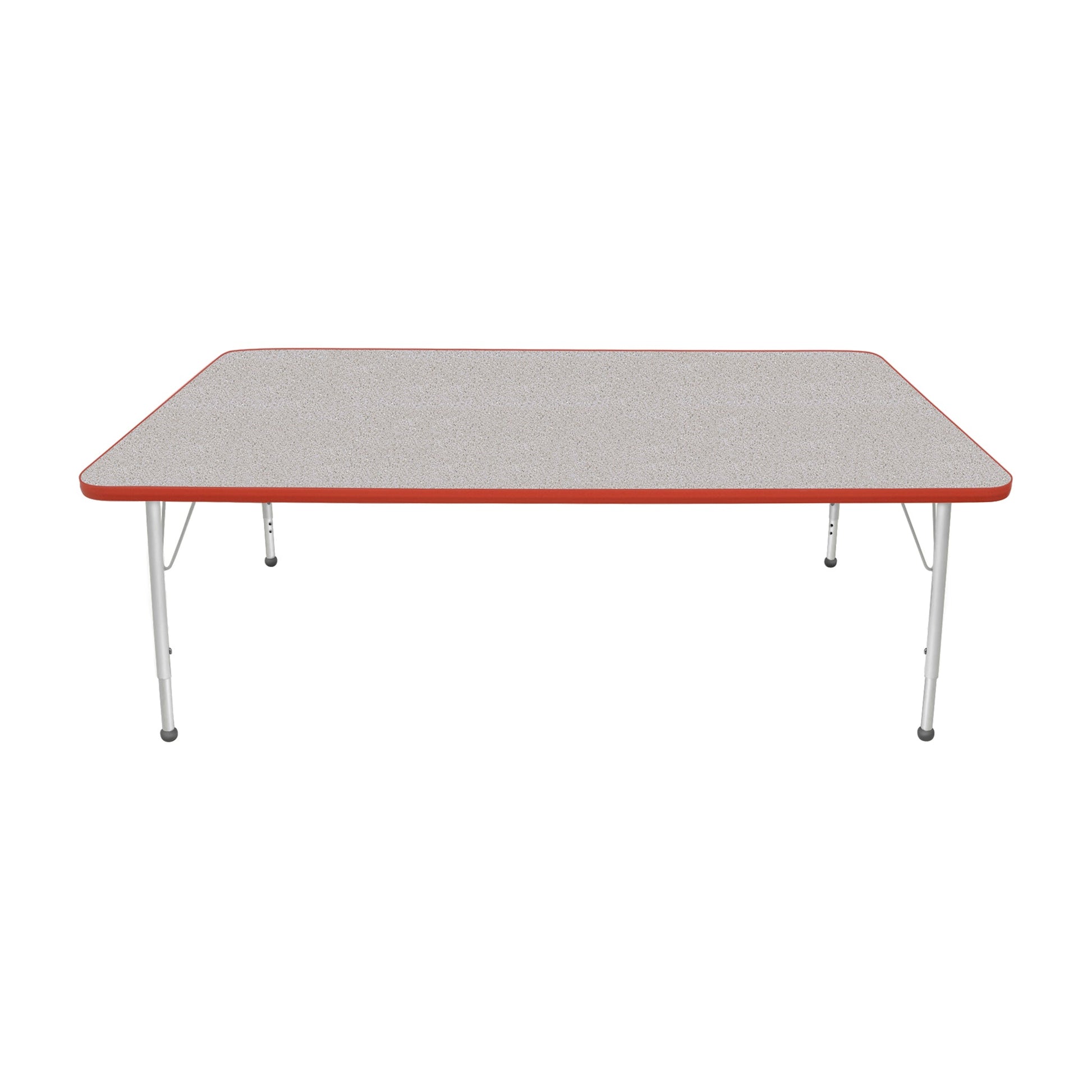 Mahar Creative Colors Large Rectangle Creative Colors Activity Table with Heavy Duty Laminate Top (42"W x 72"L x 22-30"H) - SchoolOutlet