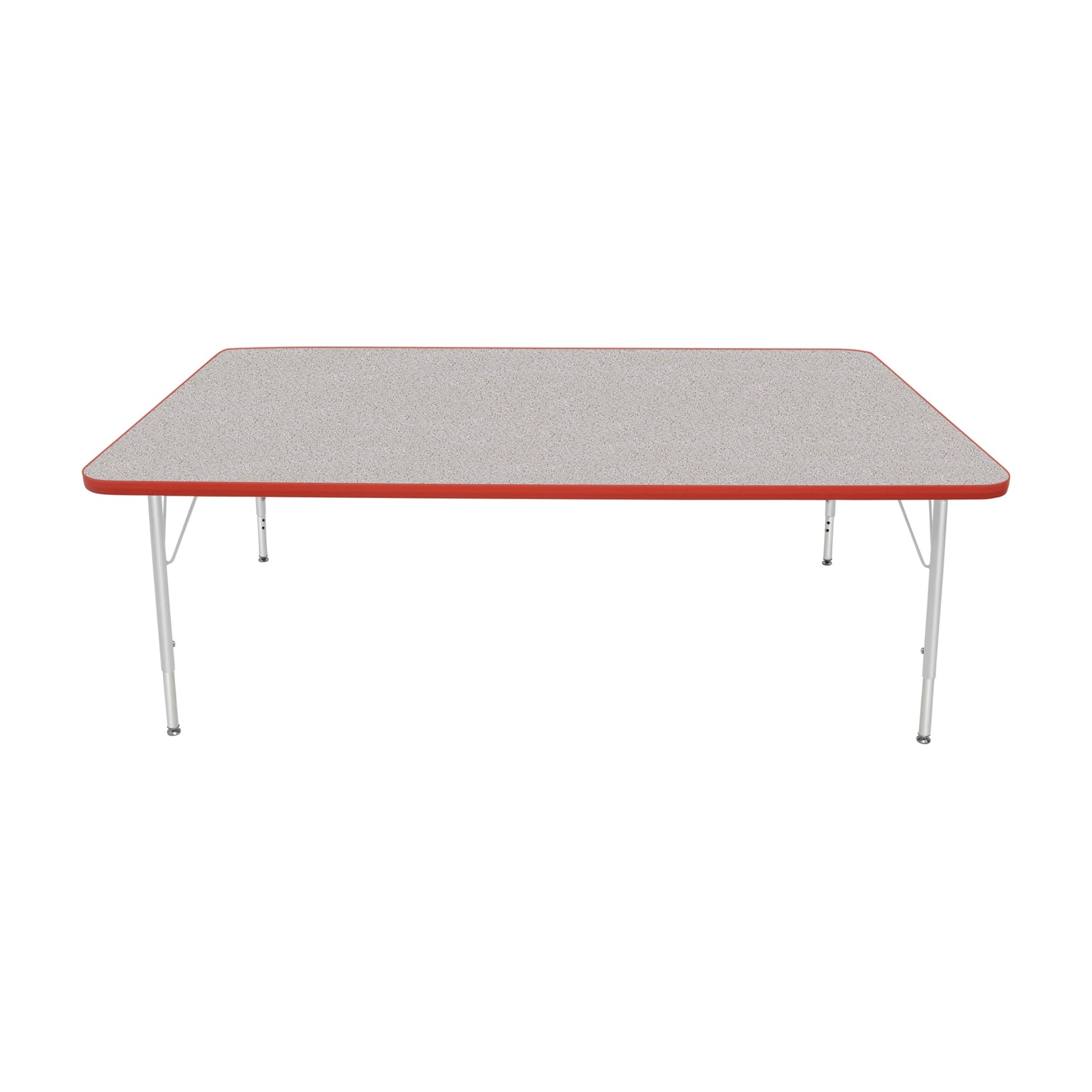 Mahar Creative Colors Large Rectangle Creative Colors Activity Table with Heavy Duty Laminate Top (42"W x 72"L x 22-30"H) - SchoolOutlet