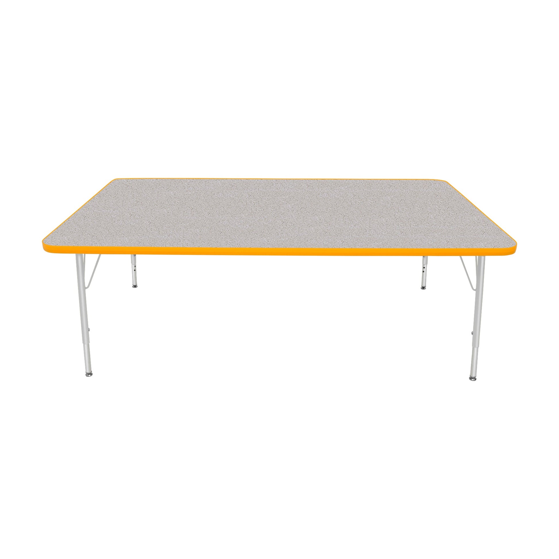 Mahar Creative Colors Large Rectangle Creative Colors Activity Table with Heavy Duty Laminate Top (42"W x 72"L x 22-30"H) - SchoolOutlet