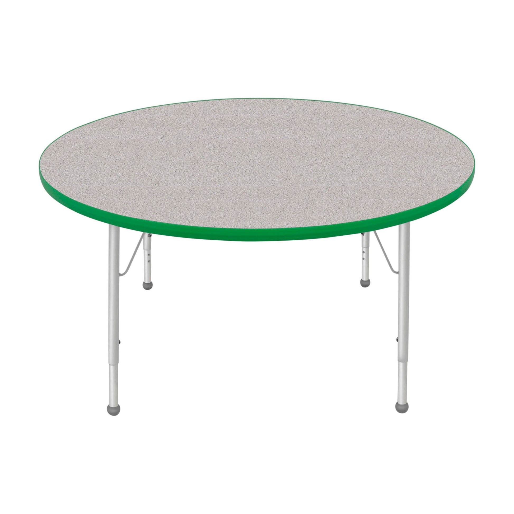 Mahar Creative Colors Large Round Creative Colors Activity Table with Heavy Duty Laminate Top (48" Diameter x 22-30"H) - SchoolOutlet