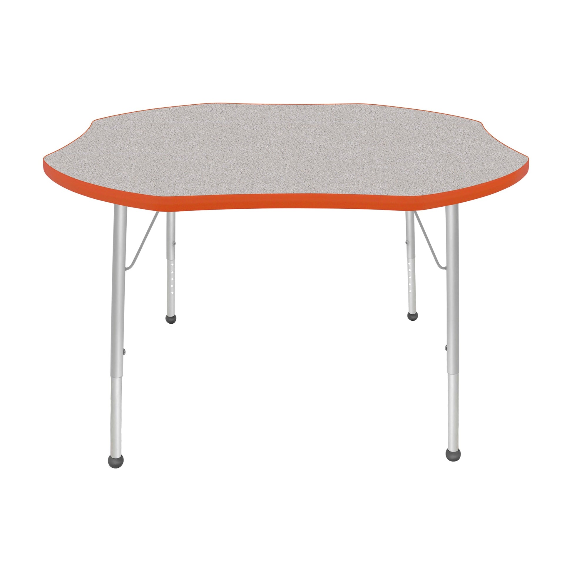Mahar Creative Colors Shamrock Creative Colors Activity Table with Heavy Duty Laminate Top (48" Diameter x 21-30"H) - SchoolOutlet