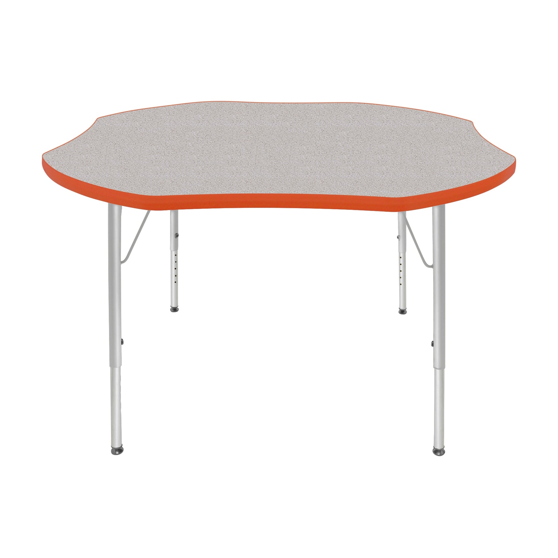 Mahar Creative Colors Shamrock Creative Colors Activity Table with Heavy Duty Laminate Top (48" Diameter x 21-30"H) - SchoolOutlet