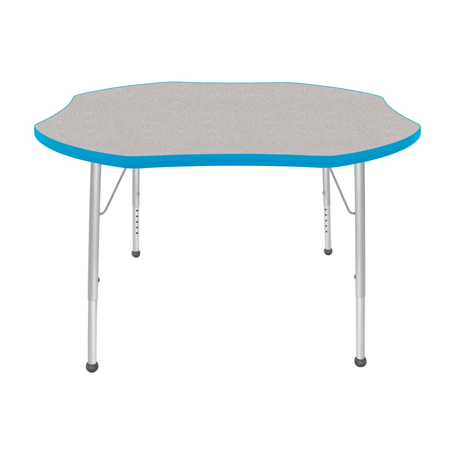Mahar Creative Colors Shamrock Creative Colors Activity Table with Heavy Duty Laminate Top (48" Diameter x 21-30"H) - SchoolOutlet