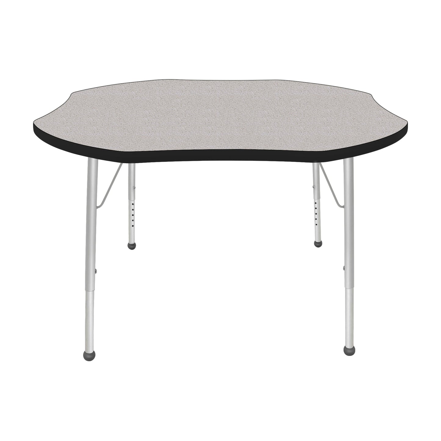 Mahar Creative Colors Shamrock Creative Colors Activity Table with Heavy Duty Laminate Top (48" Diameter x 21-30"H) - SchoolOutlet