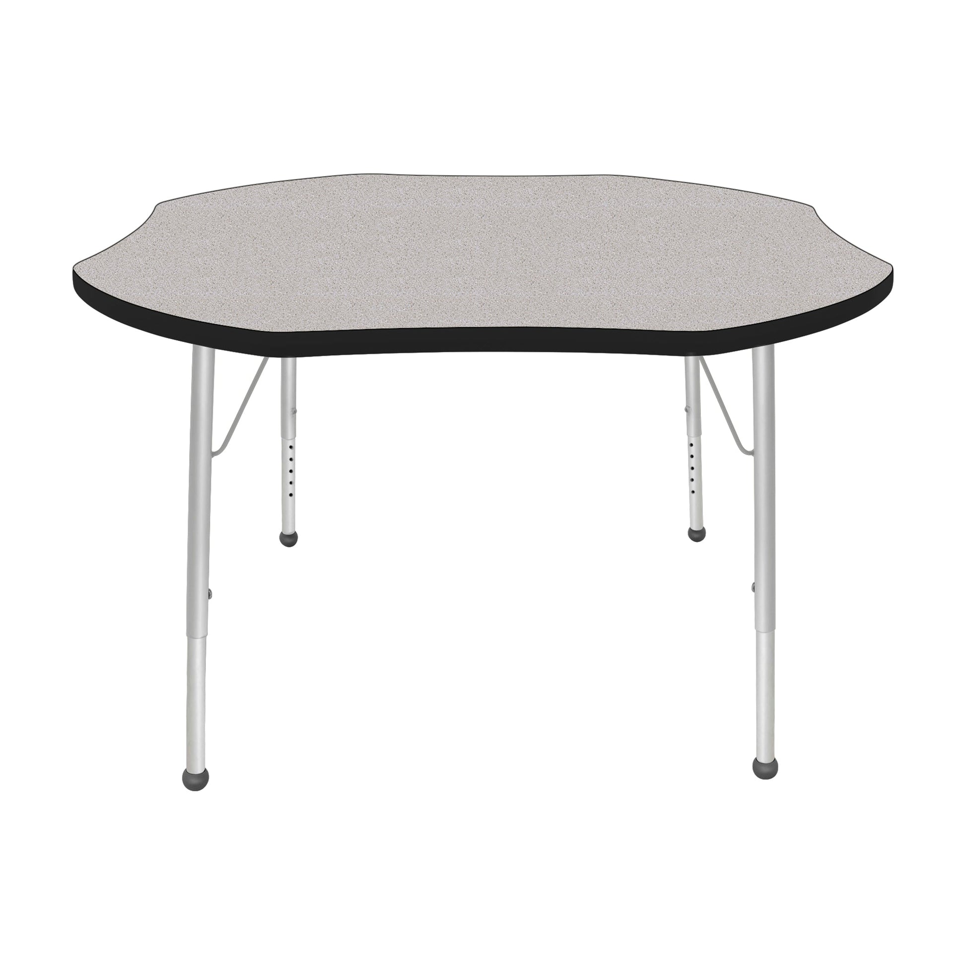 Mahar Creative Colors Shamrock Creative Colors Activity Table with Heavy Duty Laminate Top (48" Diameter x 21-30"H) - SchoolOutlet