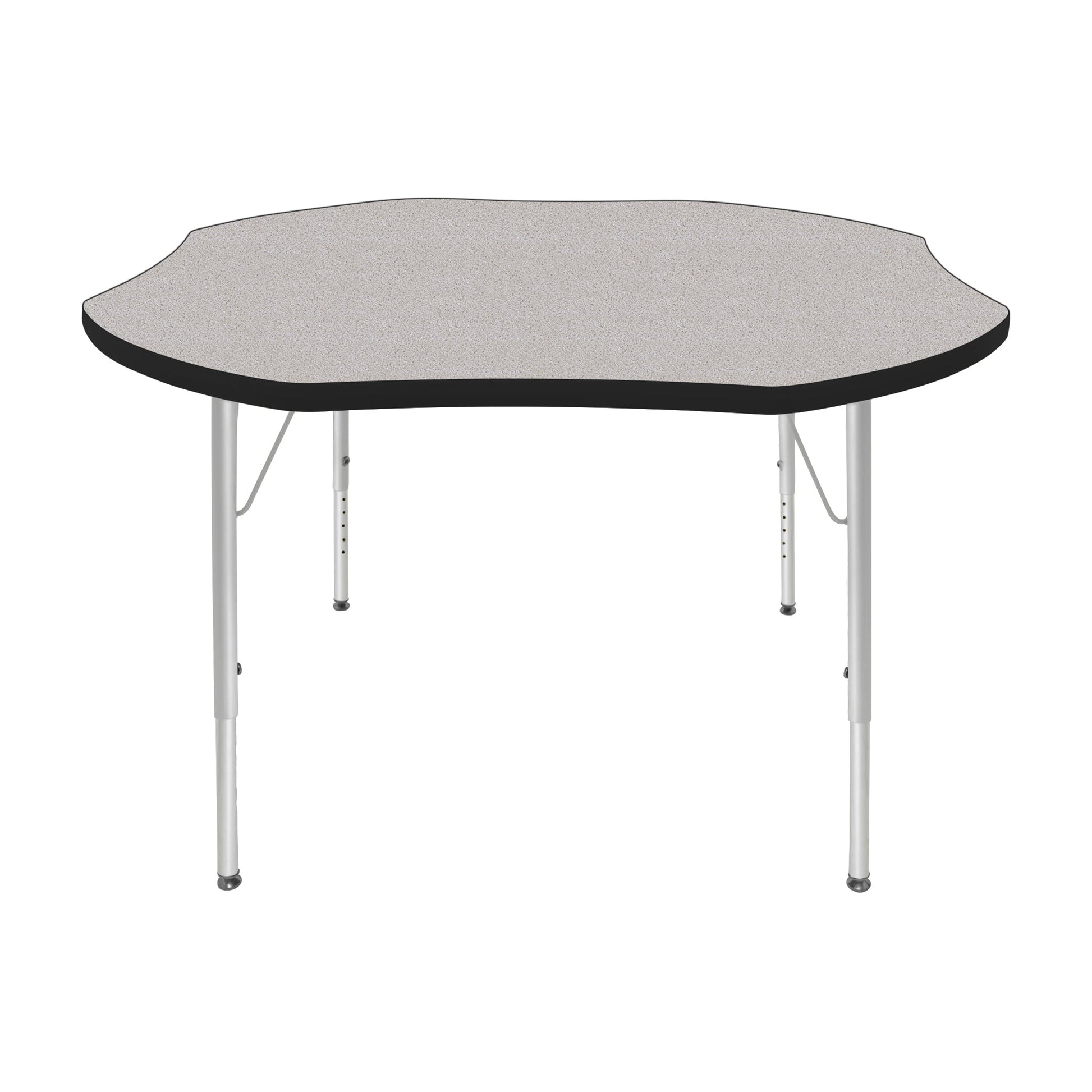 Mahar Creative Colors Shamrock Creative Colors Activity Table with Heavy Duty Laminate Top (48" Diameter x 21-30"H) - SchoolOutlet