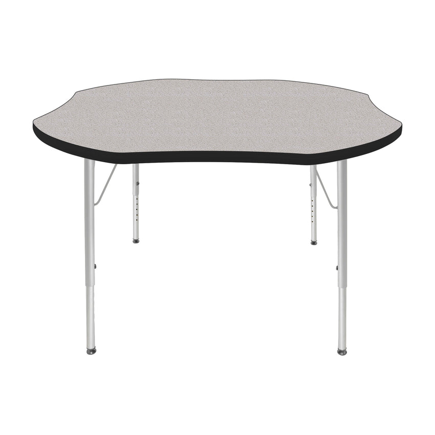 Mahar Creative Colors Shamrock Creative Colors Activity Table with Heavy Duty Laminate Top (48" Diameter x 21-30"H) - SchoolOutlet