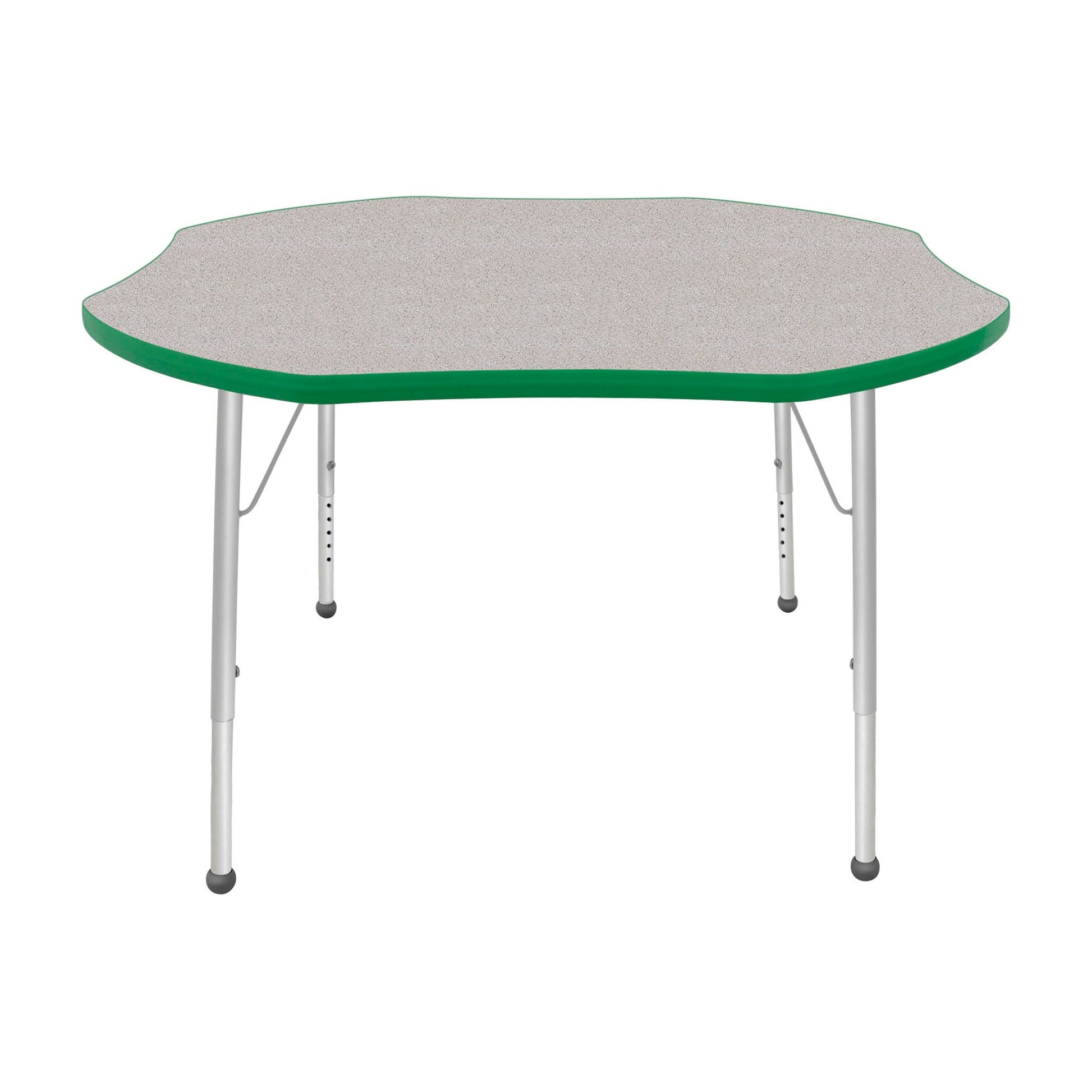 Mahar Creative Colors Shamrock Creative Colors Activity Table with Heavy Duty Laminate Top (48" Diameter x 21-30"H) - SchoolOutlet
