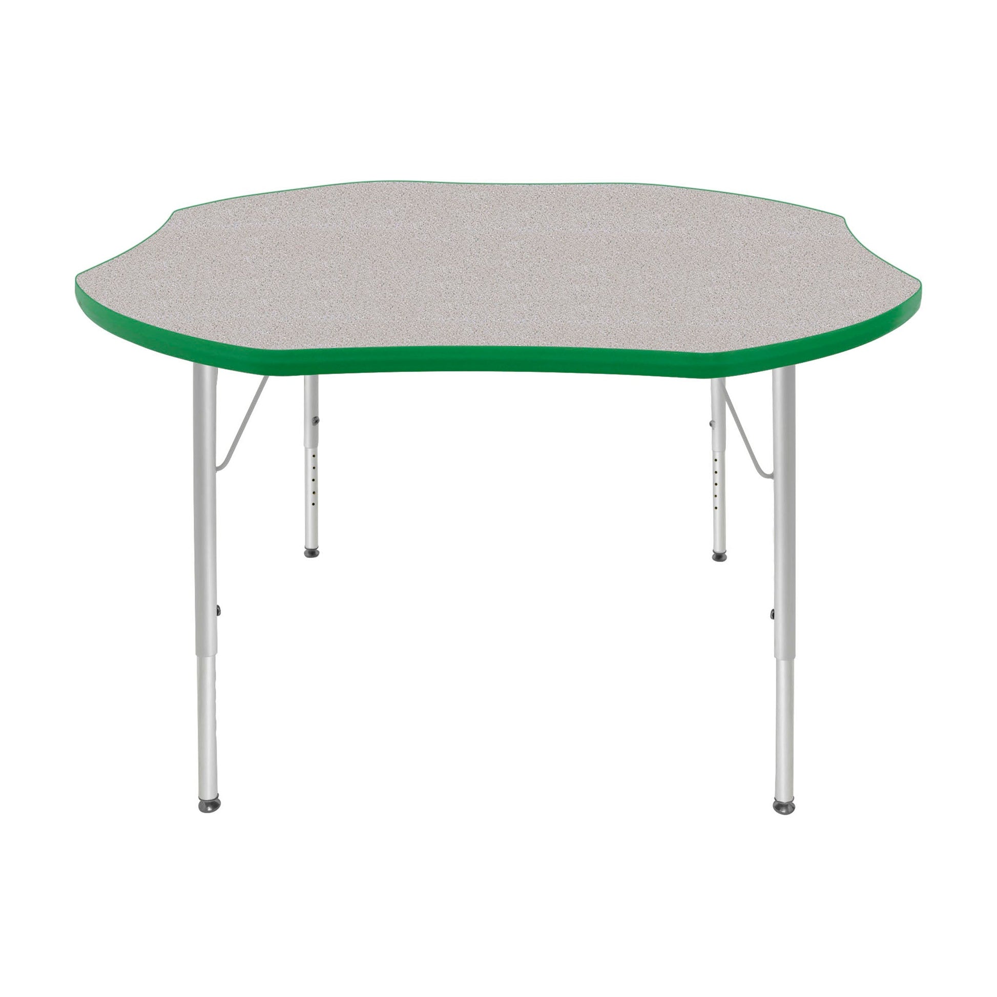 Mahar Creative Colors Shamrock Creative Colors Activity Table with Heavy Duty Laminate Top (48" Diameter x 21-30"H) - SchoolOutlet