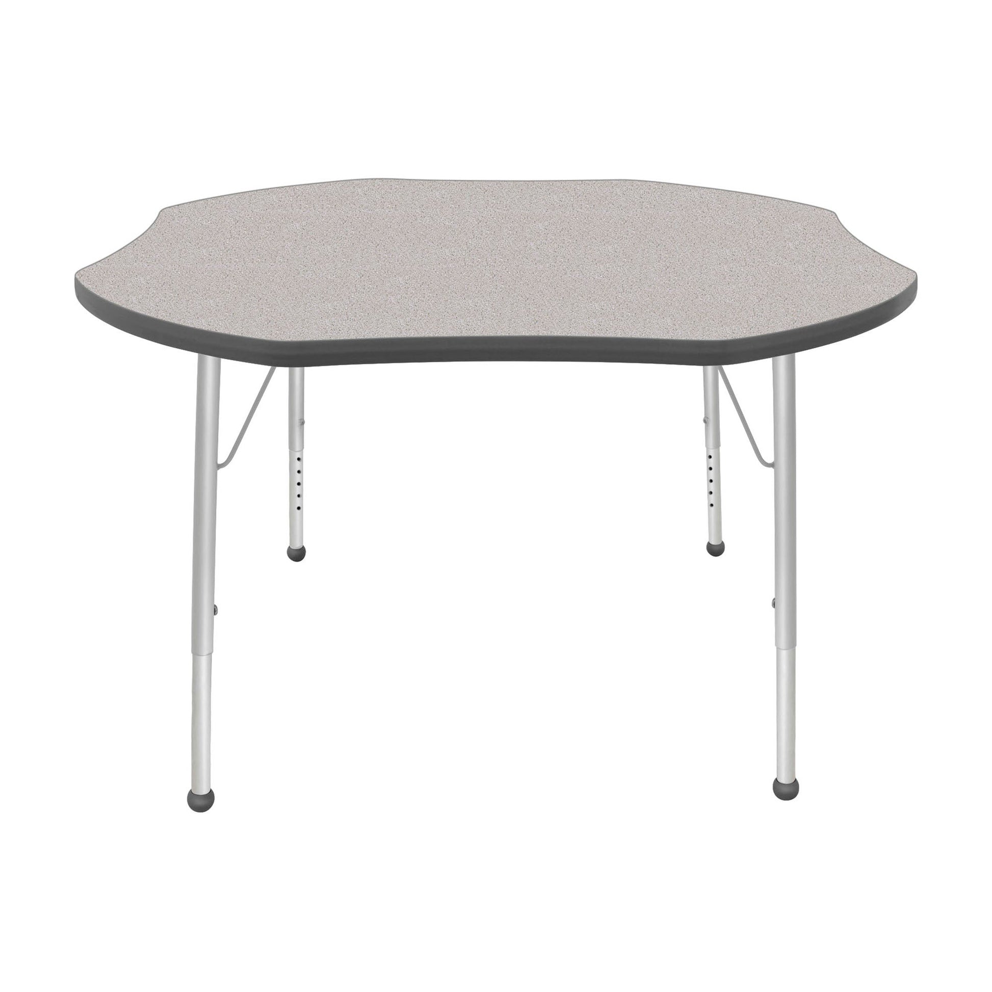 Mahar Creative Colors Shamrock Creative Colors Activity Table with Heavy Duty Laminate Top (48" Diameter x 21-30"H) - SchoolOutlet