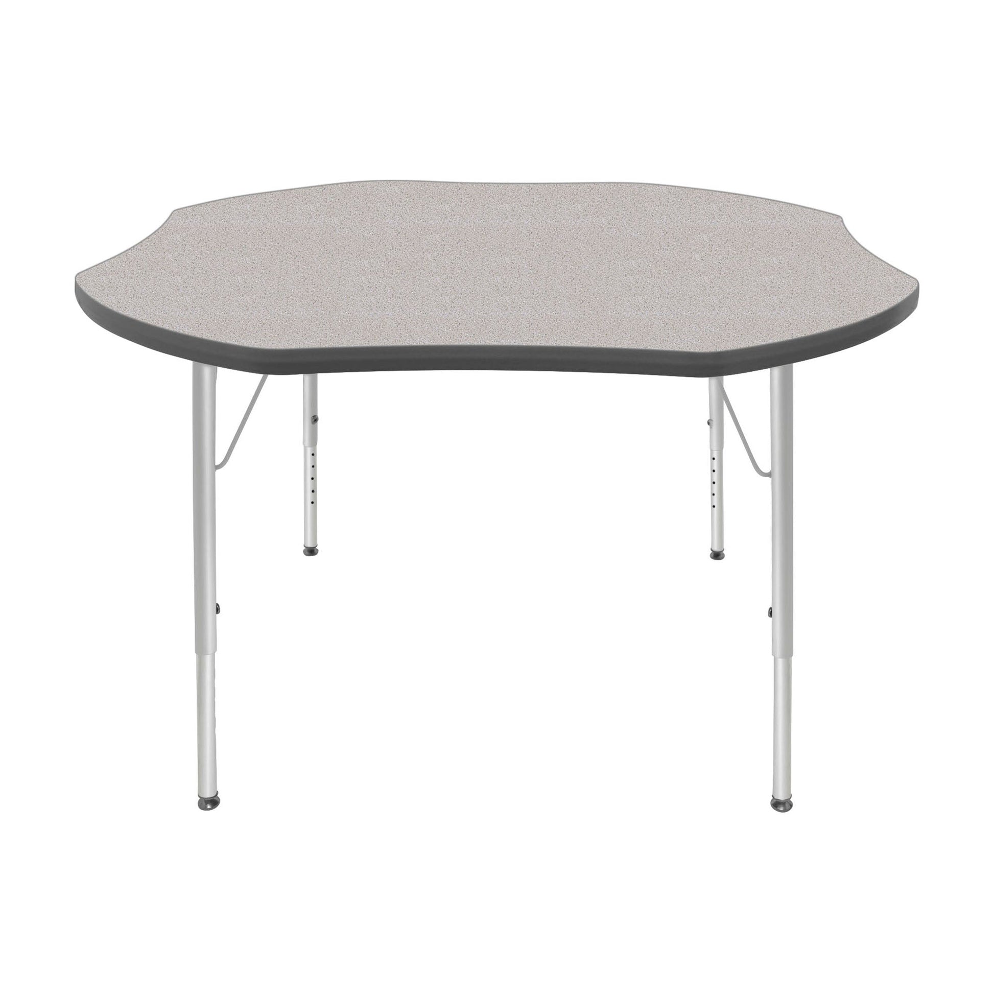 Mahar Creative Colors Shamrock Creative Colors Activity Table with Heavy Duty Laminate Top (48" Diameter x 21-30"H) - SchoolOutlet