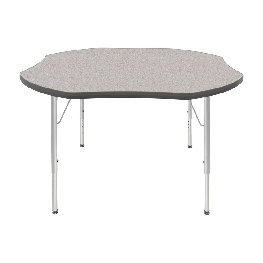 Mahar Creative Colors Shamrock Creative Colors Activity Table with Heavy Duty Laminate Top (48" Diameter x 21-30"H) - SchoolOutlet