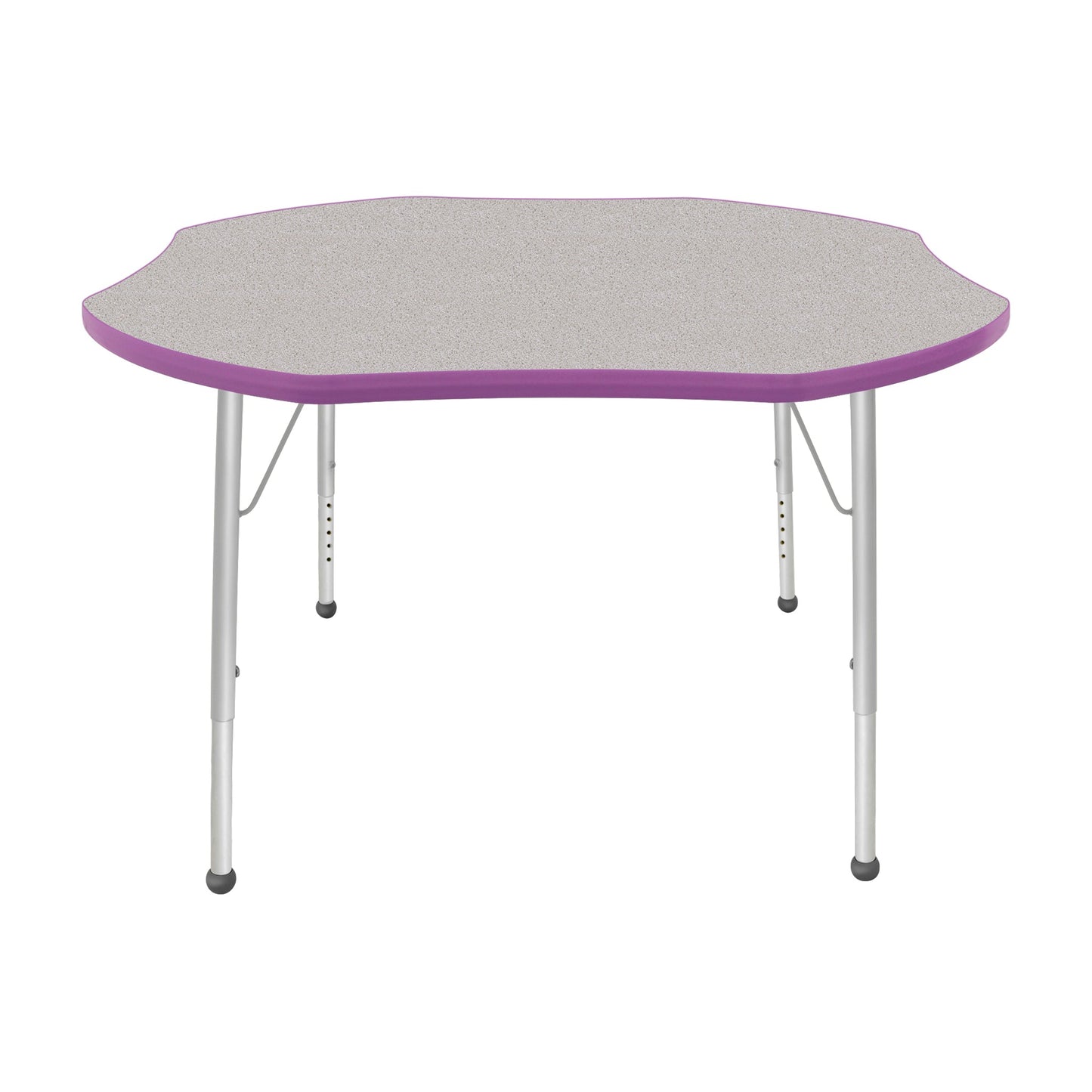 Mahar Creative Colors Shamrock Creative Colors Activity Table with Heavy Duty Laminate Top (48" Diameter x 21-30"H) - SchoolOutlet