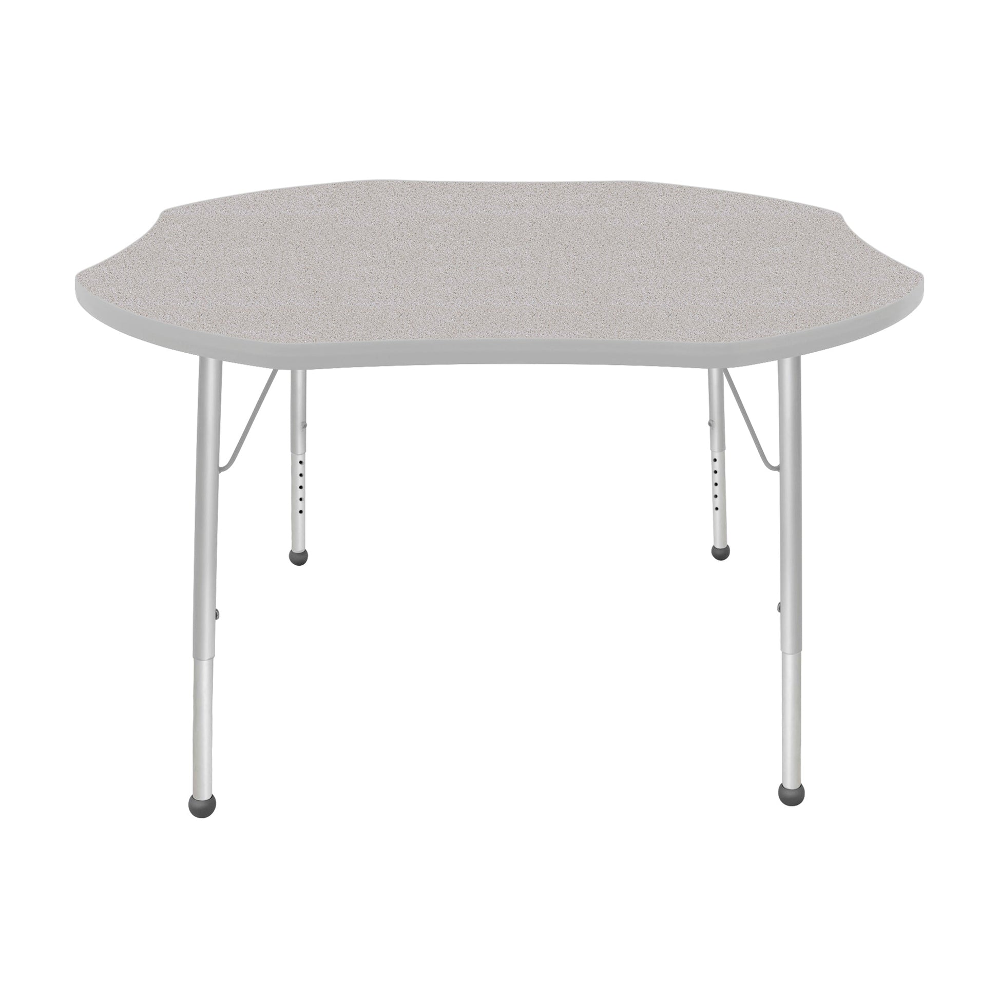 Mahar Creative Colors Shamrock Creative Colors Activity Table with Heavy Duty Laminate Top (48" Diameter x 21-30"H) - SchoolOutlet