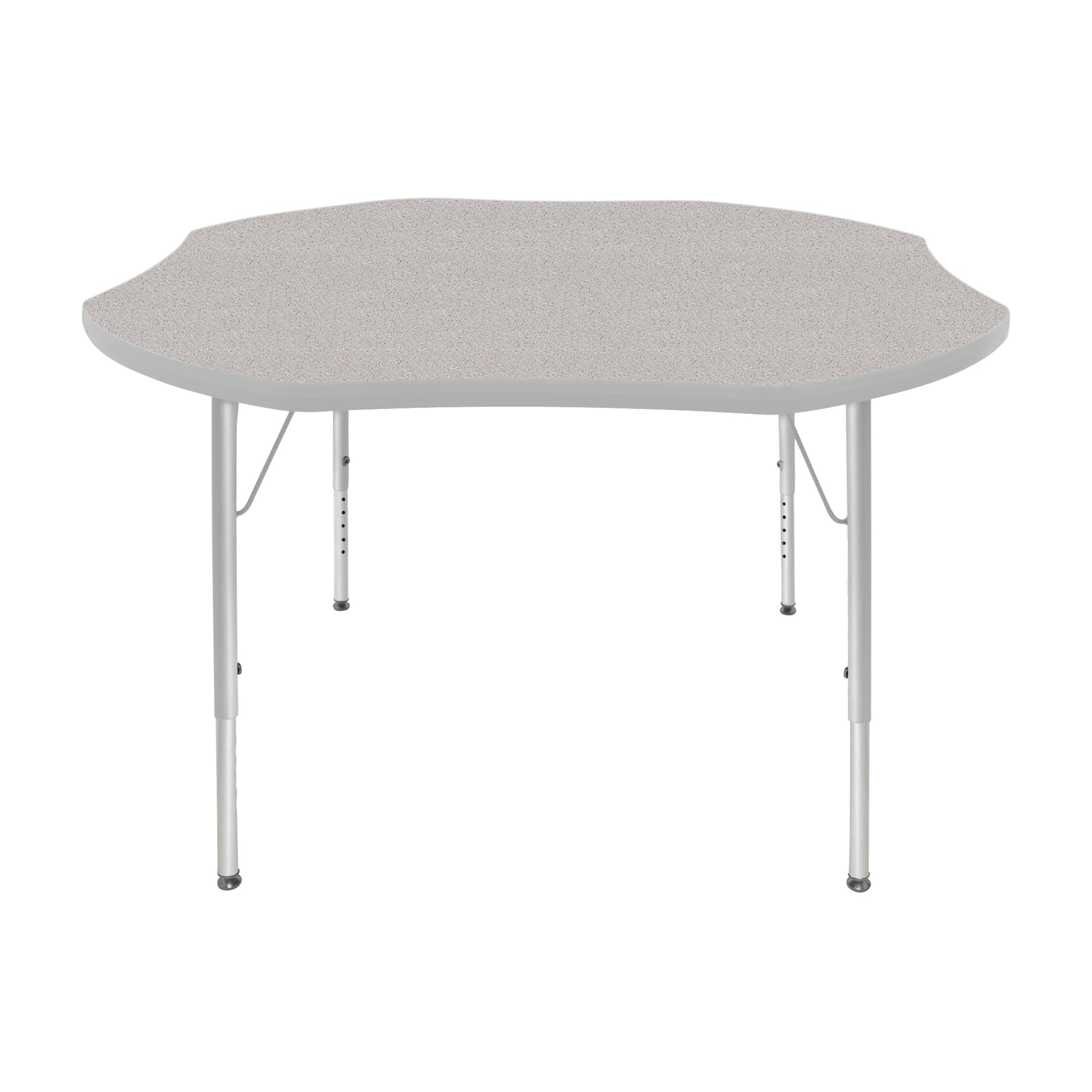Mahar Creative Colors Shamrock Creative Colors Activity Table with Heavy Duty Laminate Top (48" Diameter x 21-30"H) - SchoolOutlet