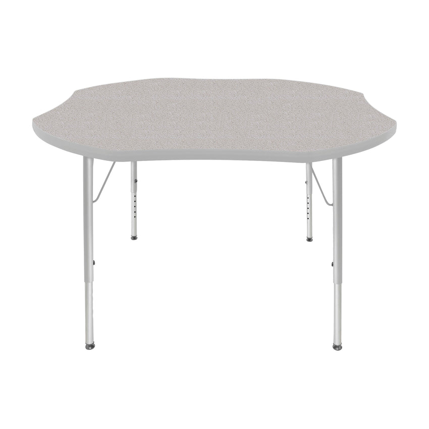 Mahar Creative Colors Shamrock Creative Colors Activity Table with Heavy Duty Laminate Top (48" Diameter x 21-30"H) - SchoolOutlet