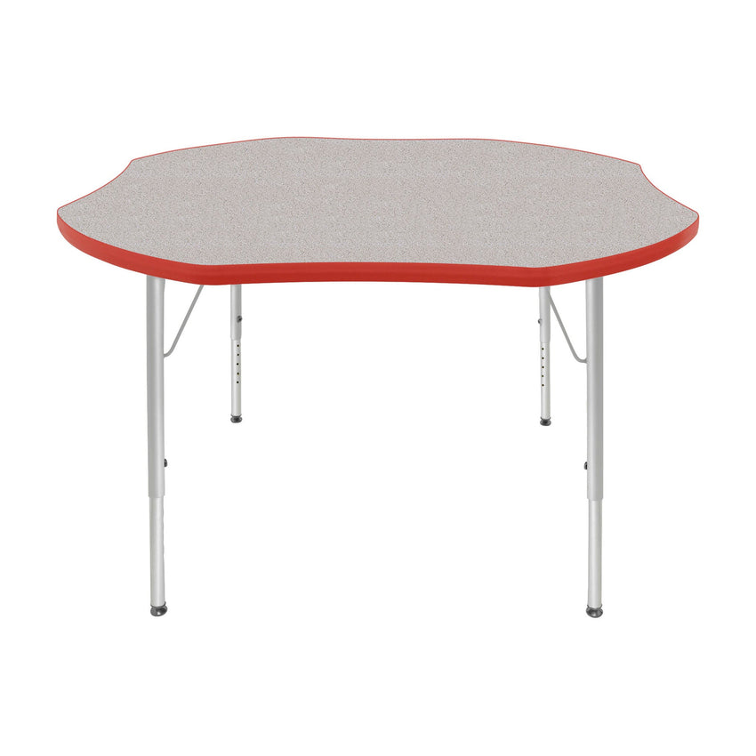 Mahar Creative Colors Shamrock Creative Colors Activity Table with Heavy Duty Laminate Top (48" Diameter x 21-30"H) - SchoolOutlet