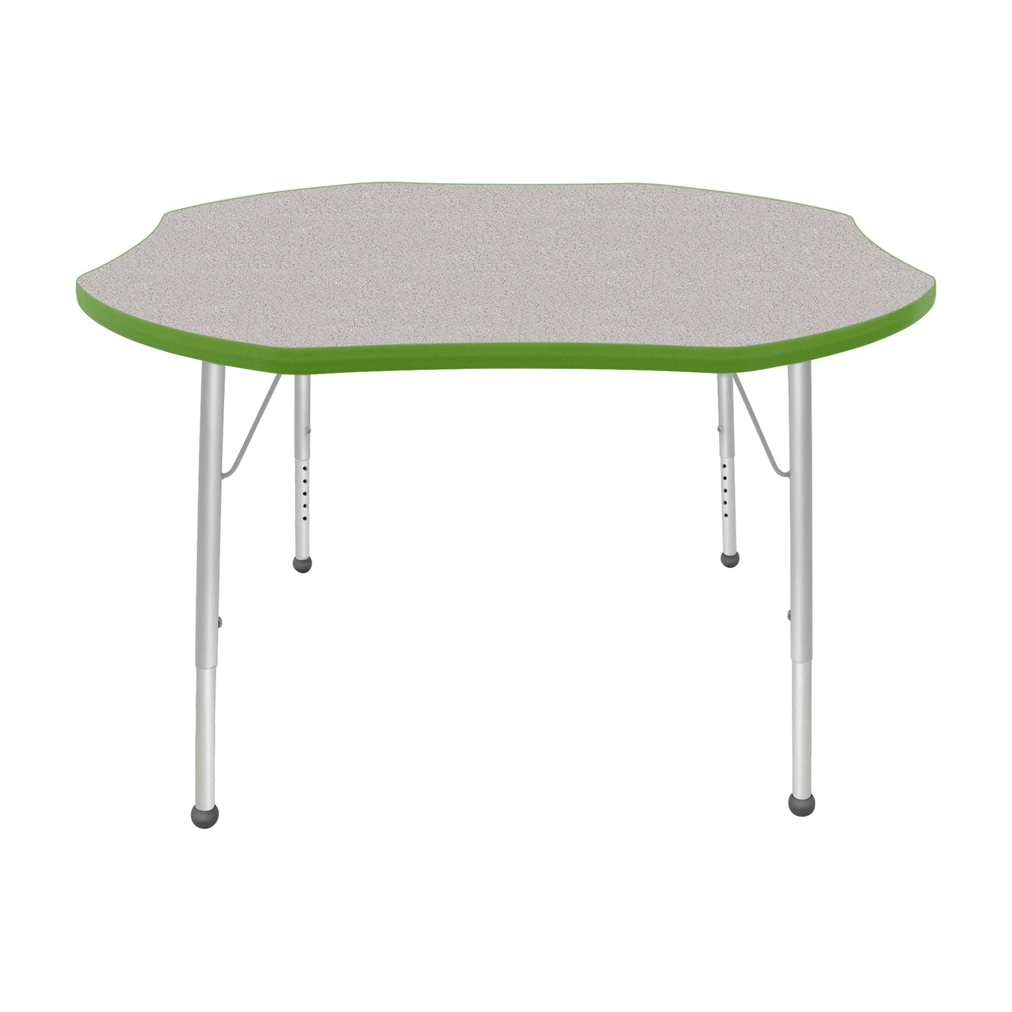 Mahar Creative Colors Shamrock Creative Colors Activity Table with Heavy Duty Laminate Top (48" Diameter x 21-30"H) - SchoolOutlet