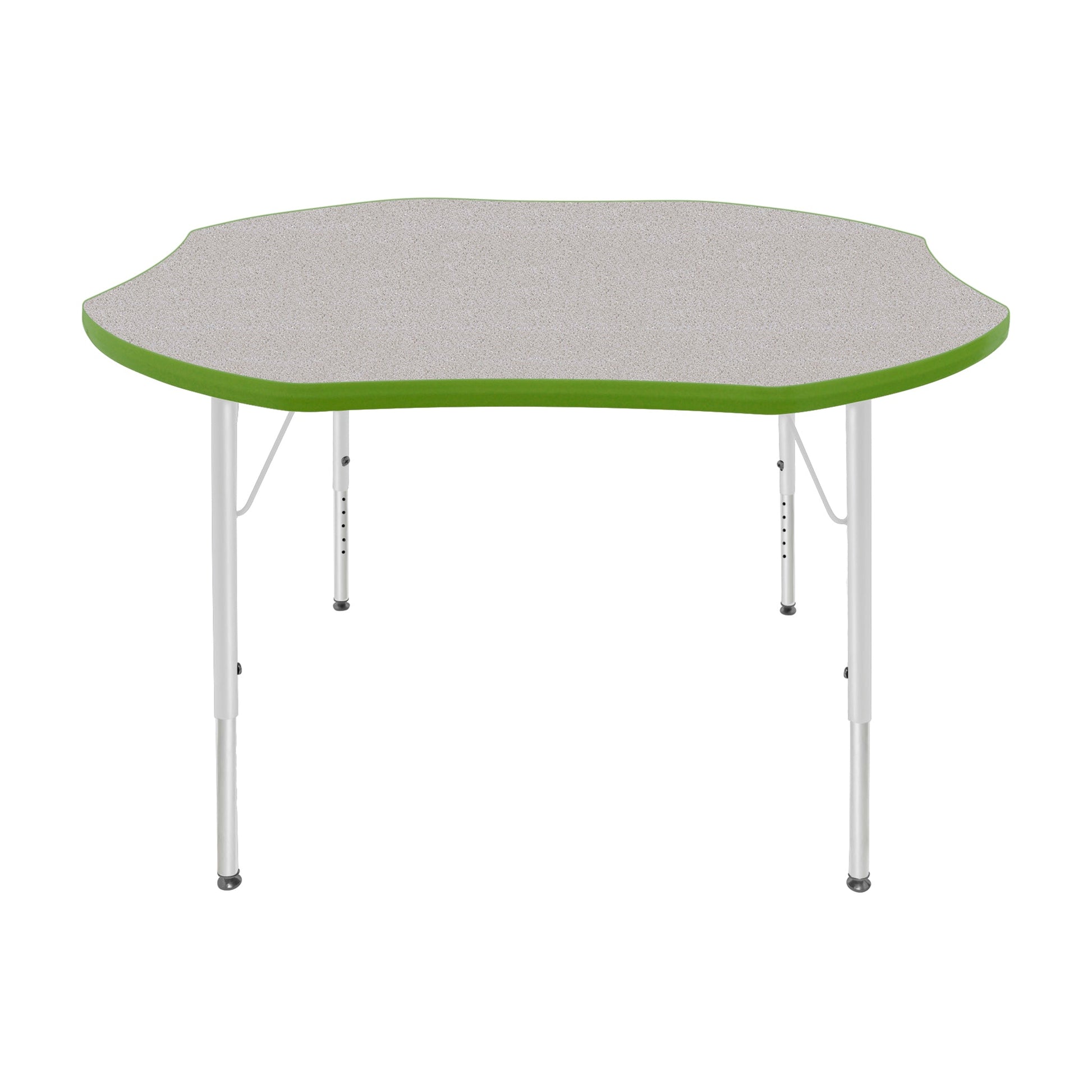 Mahar Creative Colors Shamrock Creative Colors Activity Table with Heavy Duty Laminate Top (48" Diameter x 21-30"H) - SchoolOutlet