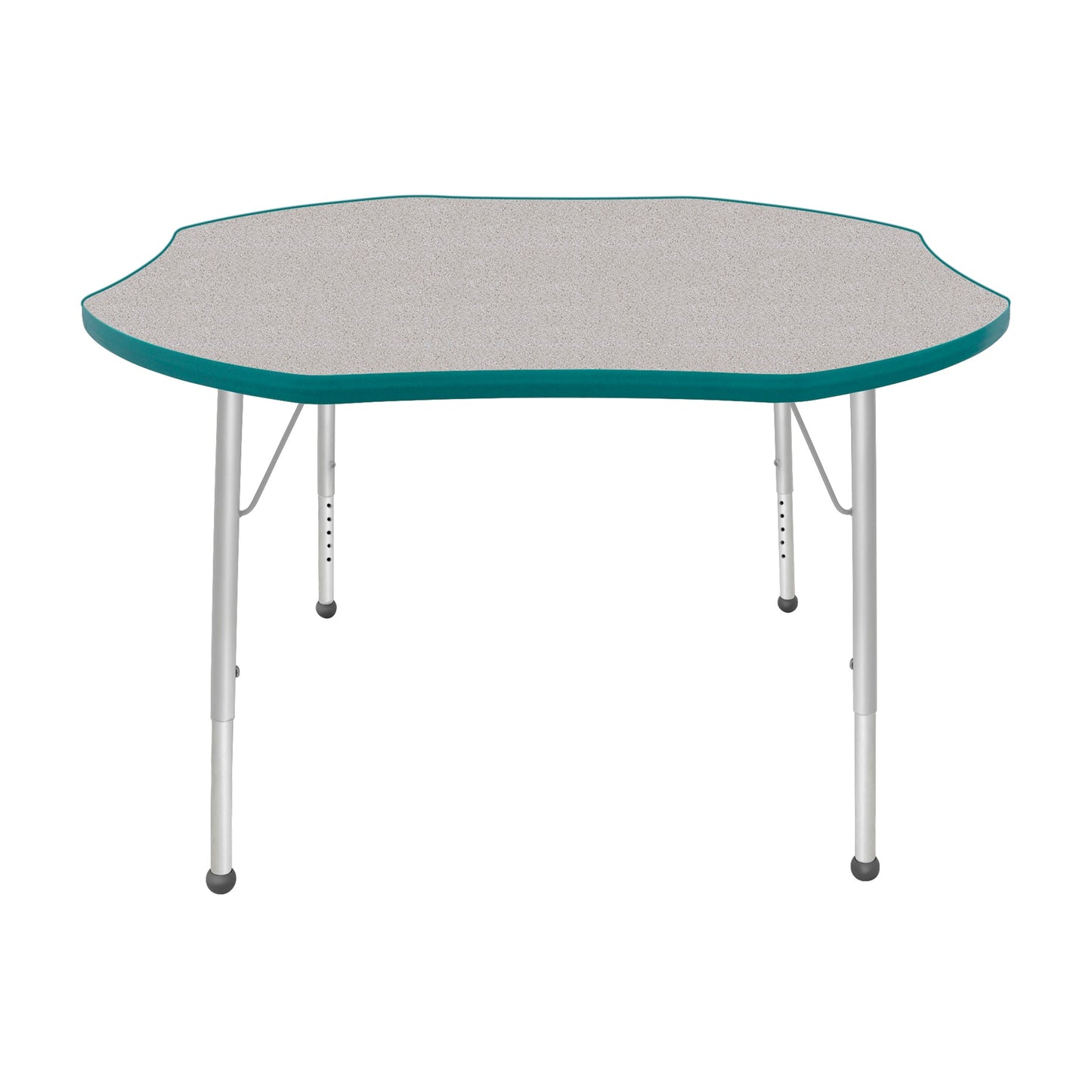 Mahar Creative Colors Shamrock Creative Colors Activity Table with Heavy Duty Laminate Top (48" Diameter x 21-30"H) - SchoolOutlet
