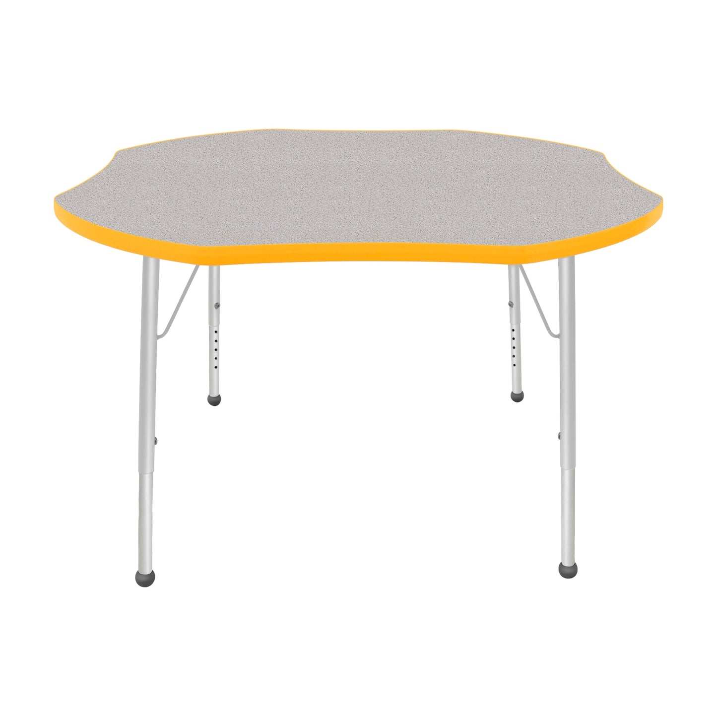 Mahar Creative Colors Shamrock Creative Colors Activity Table with Heavy Duty Laminate Top (48" Diameter x 21-30"H) - SchoolOutlet