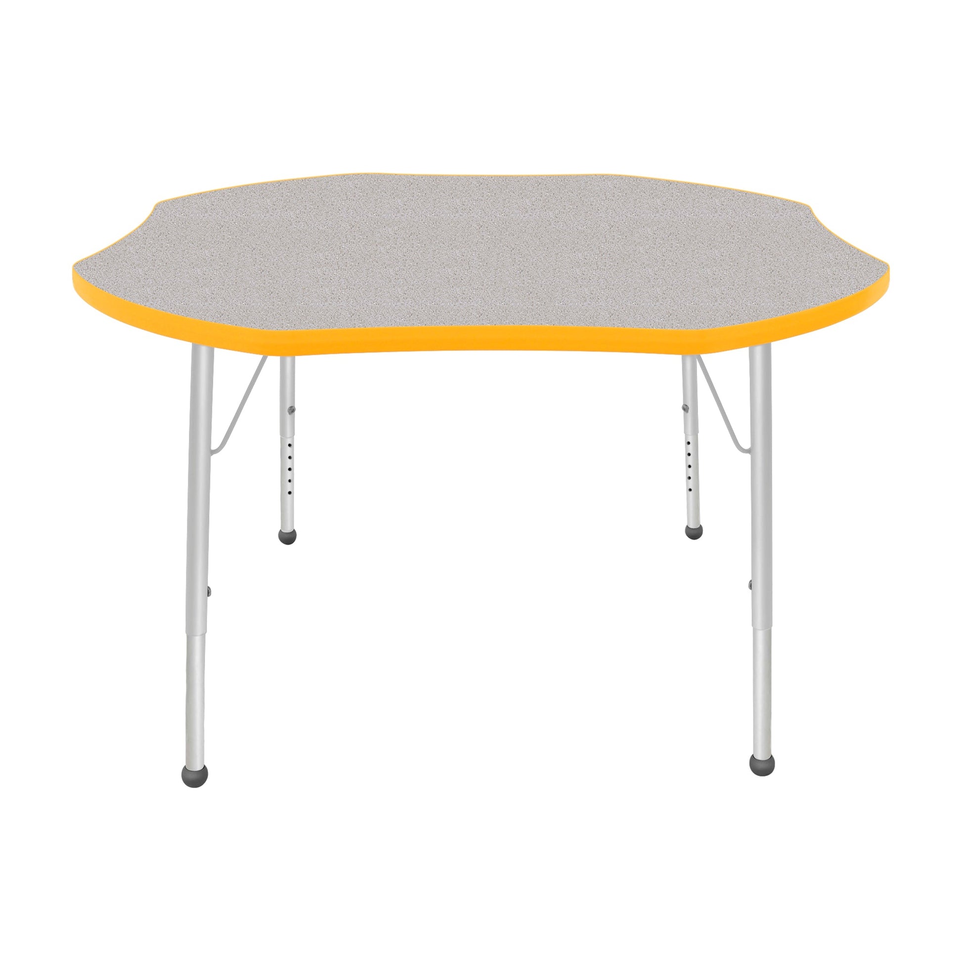 Mahar Creative Colors Shamrock Creative Colors Activity Table with Heavy Duty Laminate Top (48" Diameter x 21-30"H) - SchoolOutlet