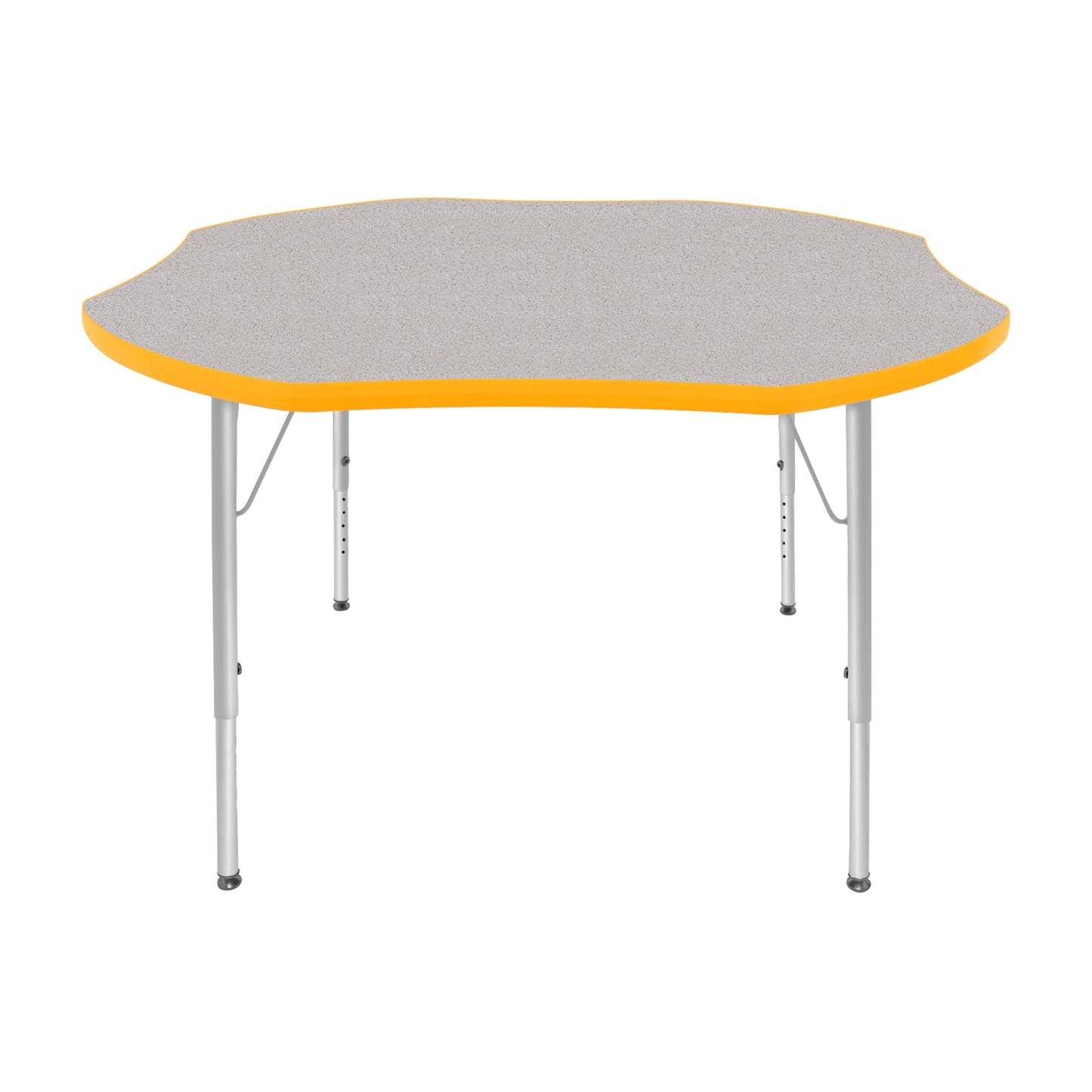 Mahar Creative Colors Shamrock Creative Colors Activity Table with Heavy Duty Laminate Top (48" Diameter x 21-30"H) - SchoolOutlet