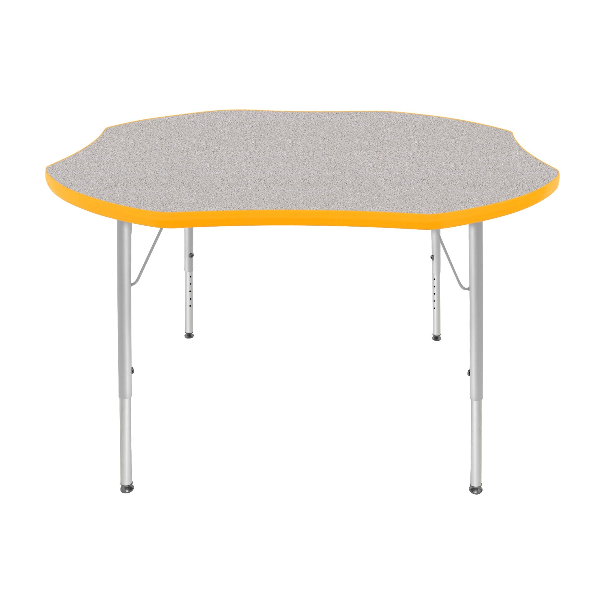 Mahar Creative Colors Shamrock Creative Colors Activity Table with Heavy Duty Laminate Top (48" Diameter x 21-30"H) - SchoolOutlet