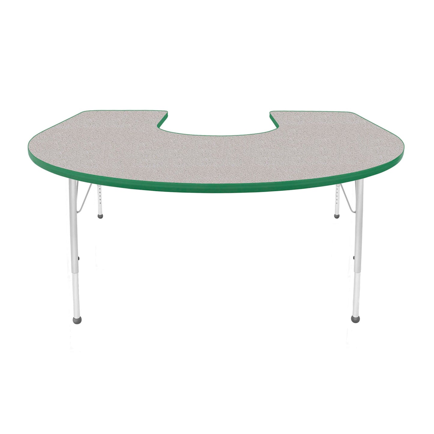 Mahar Creative Colors Horseshoe Creative Colors Activity Table with Heavy Duty Laminate Top (60"W x 66"L x 22-30"H) - SchoolOutlet