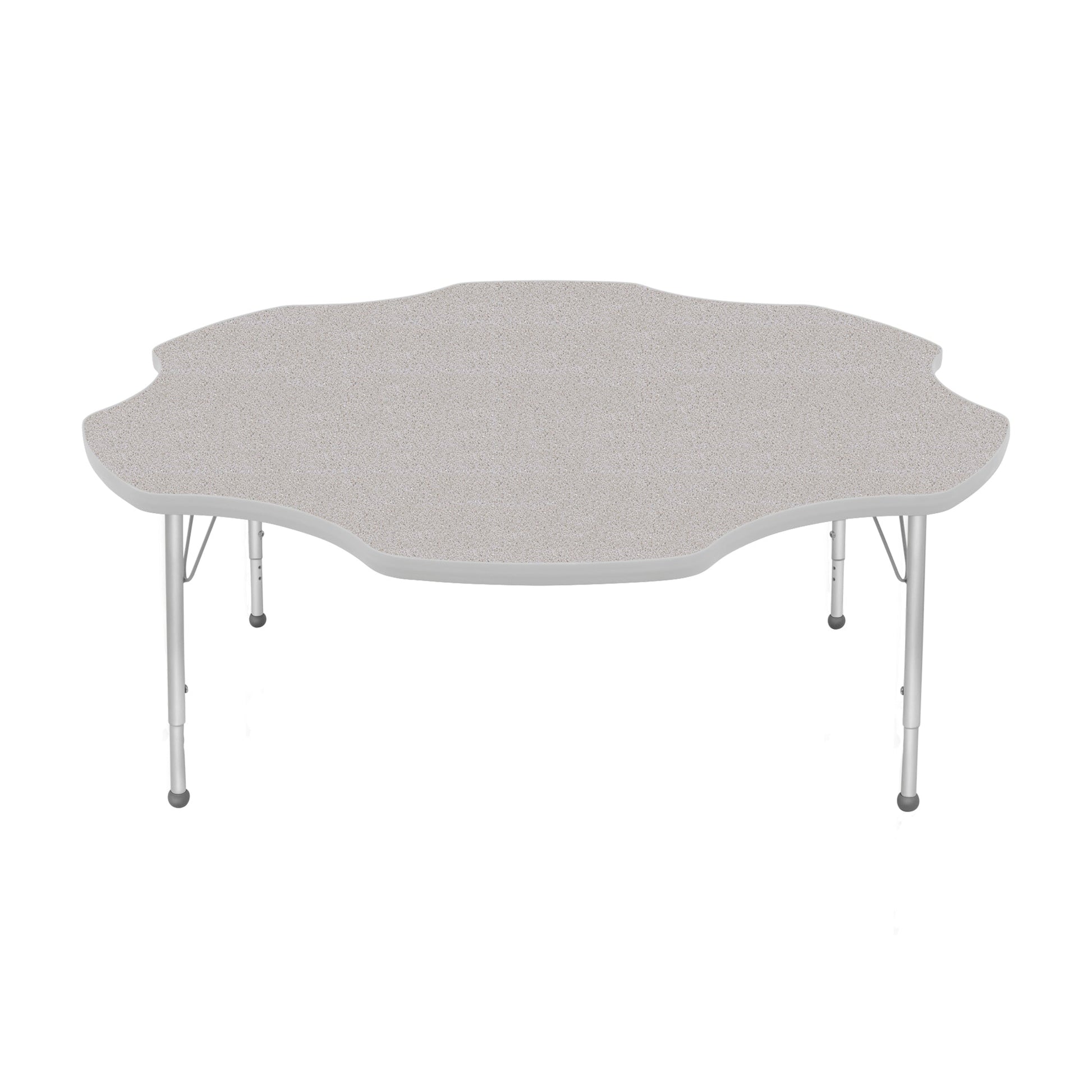 Mahar Creative Colors Daisy Creative Colors Activity Table Flower with Heavy Duty Laminate Top (60" Diameter x 22-30"H) - SchoolOutlet