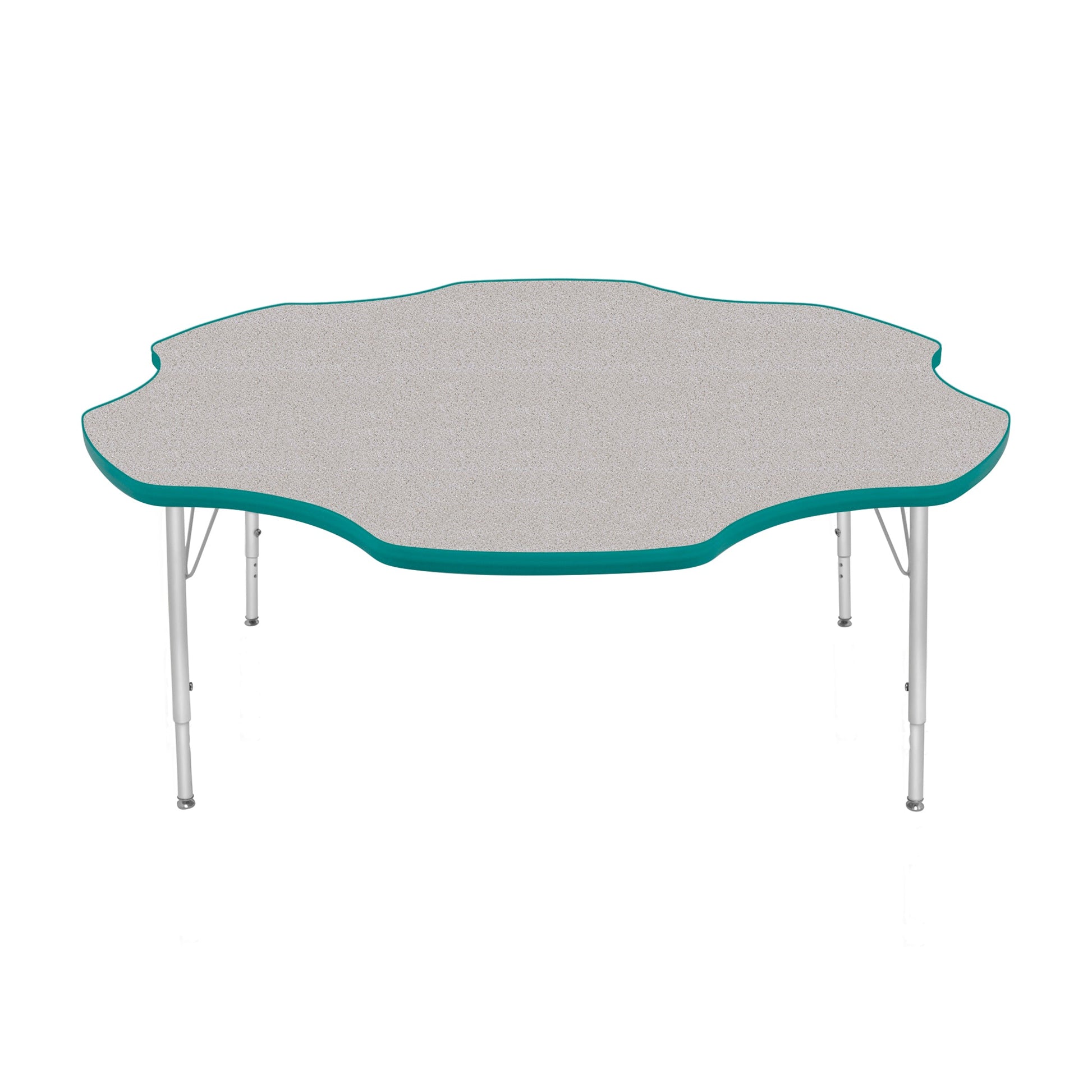 Mahar Creative Colors Daisy Creative Colors Activity Table Flower with Heavy Duty Laminate Top (60" Diameter x 22-30"H) - SchoolOutlet