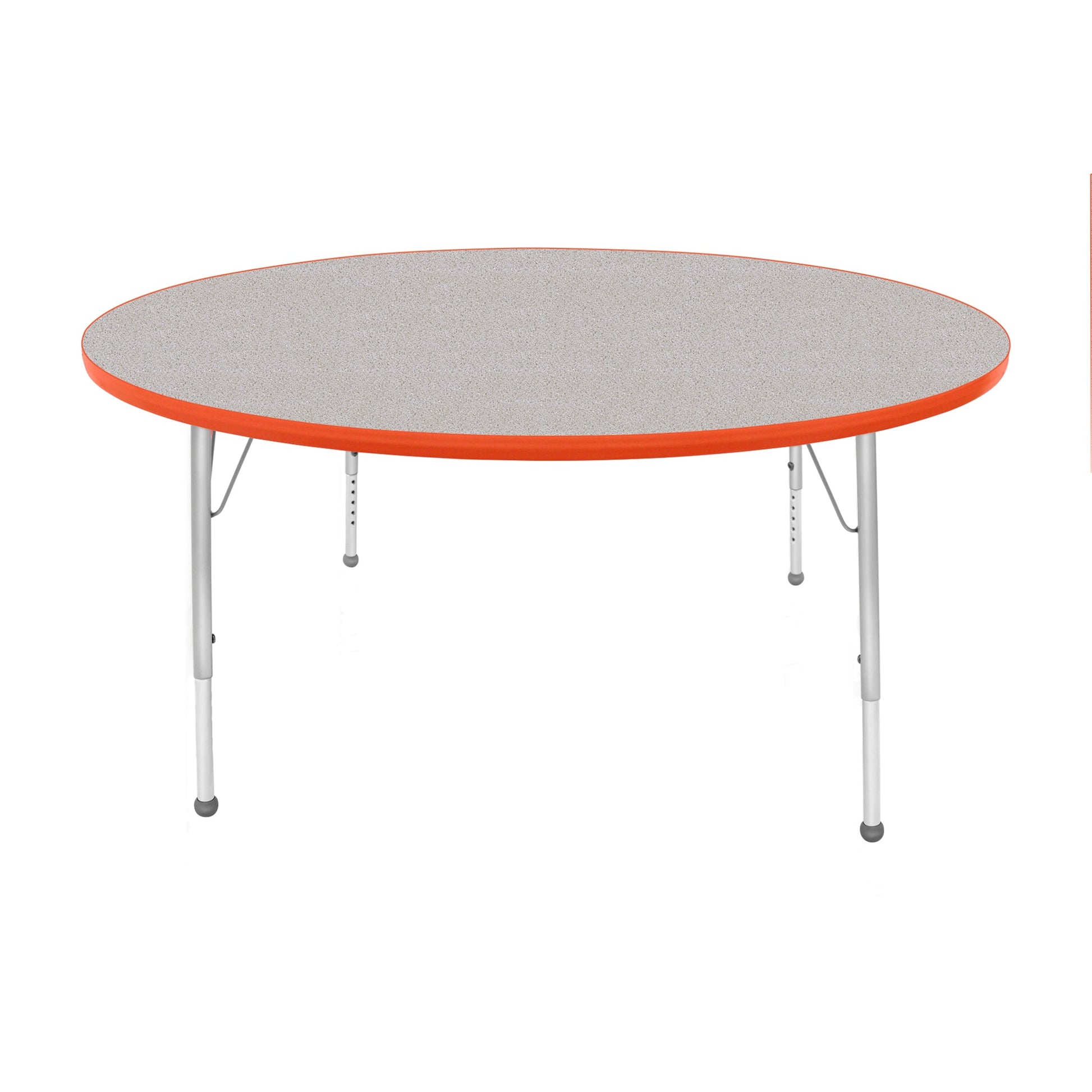 Mahar Creative Colors Large Round Creative Colors Activity Table with Heavy Duty Laminate Top (60" Diameter x 21-30"H) - SchoolOutlet