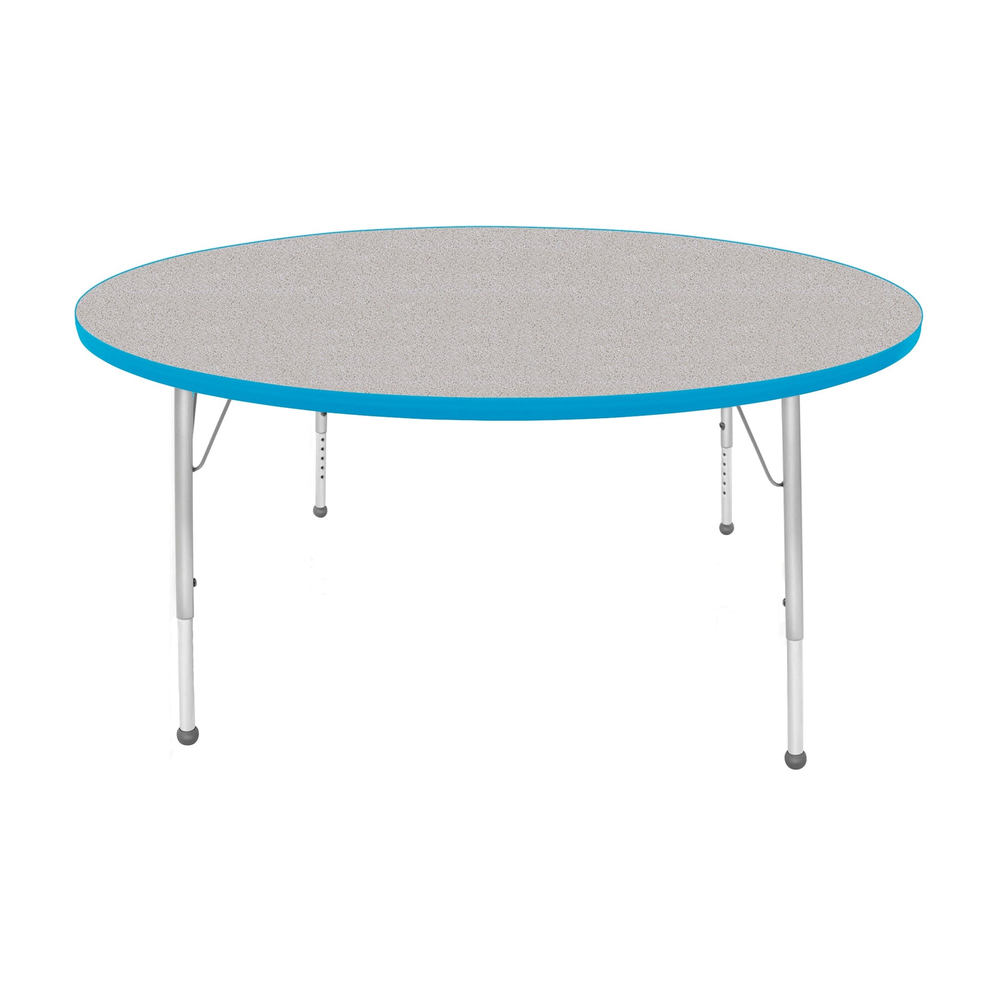 Mahar Creative Colors Large Round Creative Colors Activity Table with Heavy Duty Laminate Top (60" Diameter x 21-30"H) - SchoolOutlet