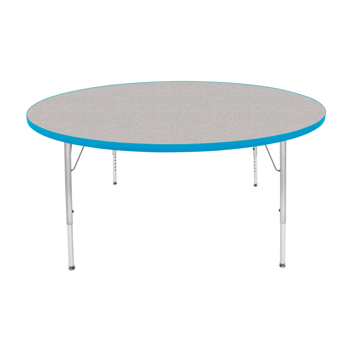 Mahar Creative Colors Large Round Creative Colors Activity Table with Heavy Duty Laminate Top (60" Diameter x 21-30"H) - SchoolOutlet