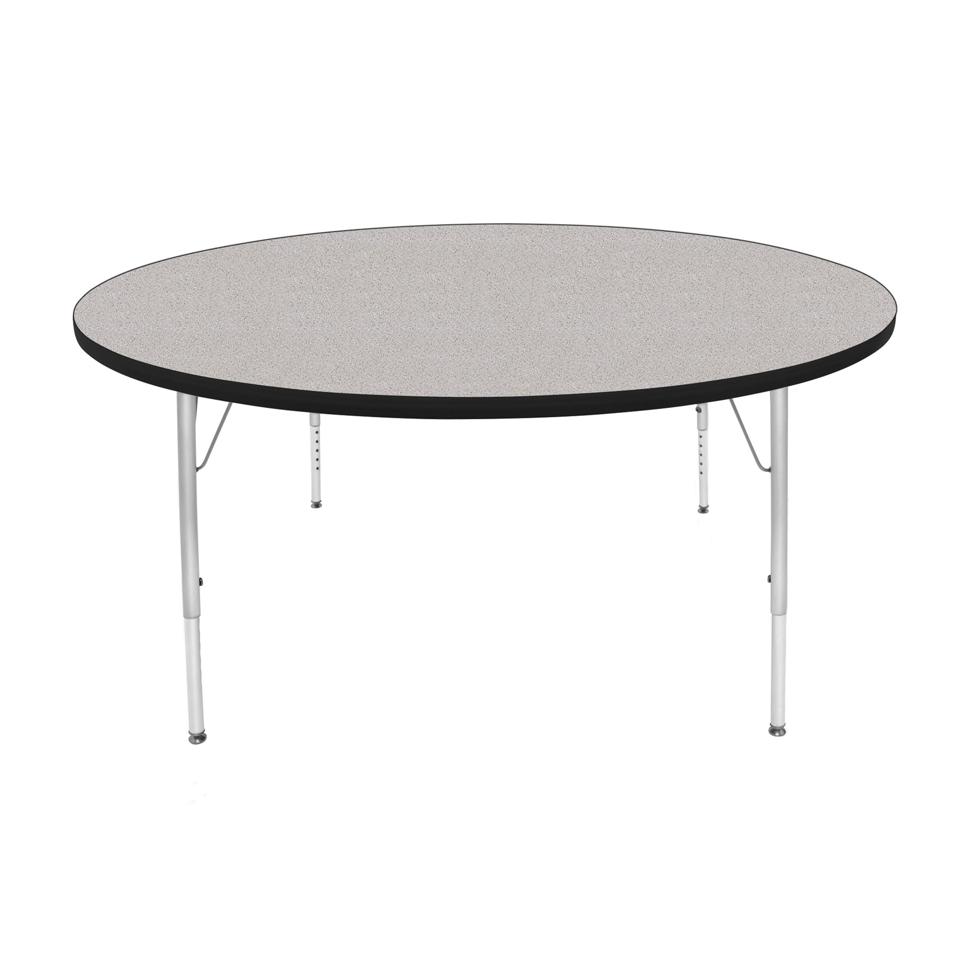 Mahar Creative Colors Large Round Creative Colors Activity Table with Heavy Duty Laminate Top (60" Diameter x 21-30"H) - SchoolOutlet