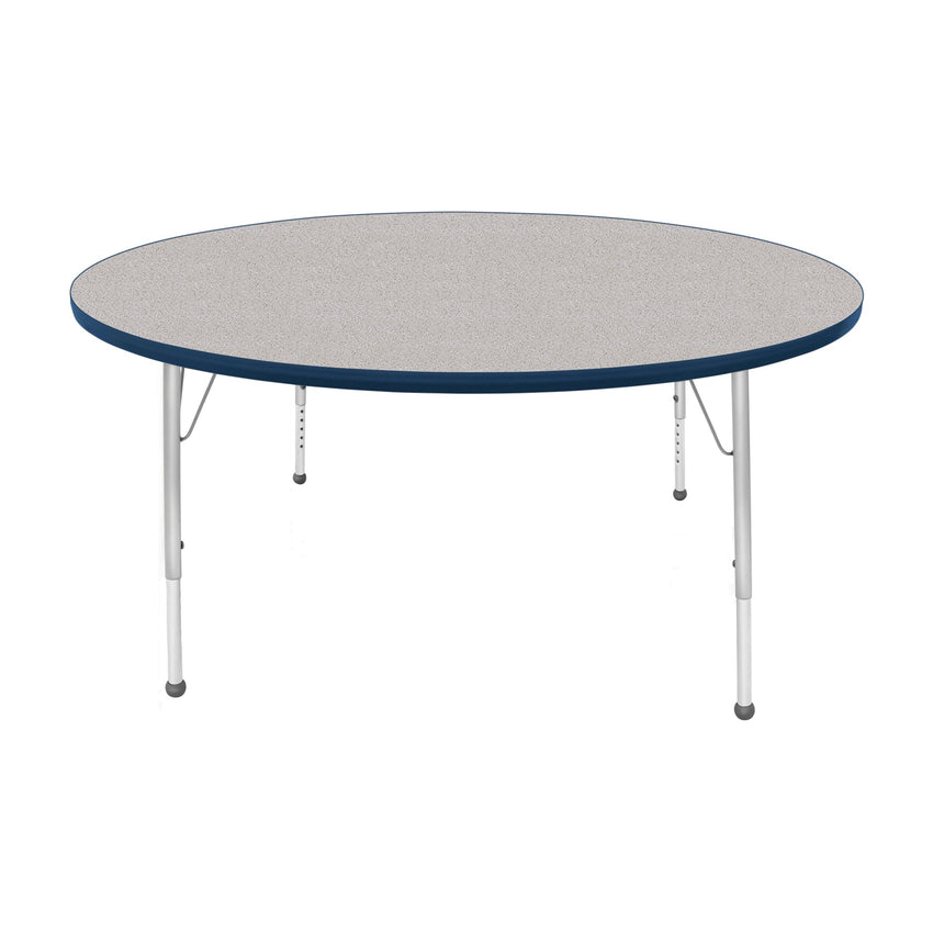 Mahar Creative Colors Large Round Creative Colors Activity Table with Heavy Duty Laminate Top (60" Diameter x 21-30"H) - SchoolOutlet