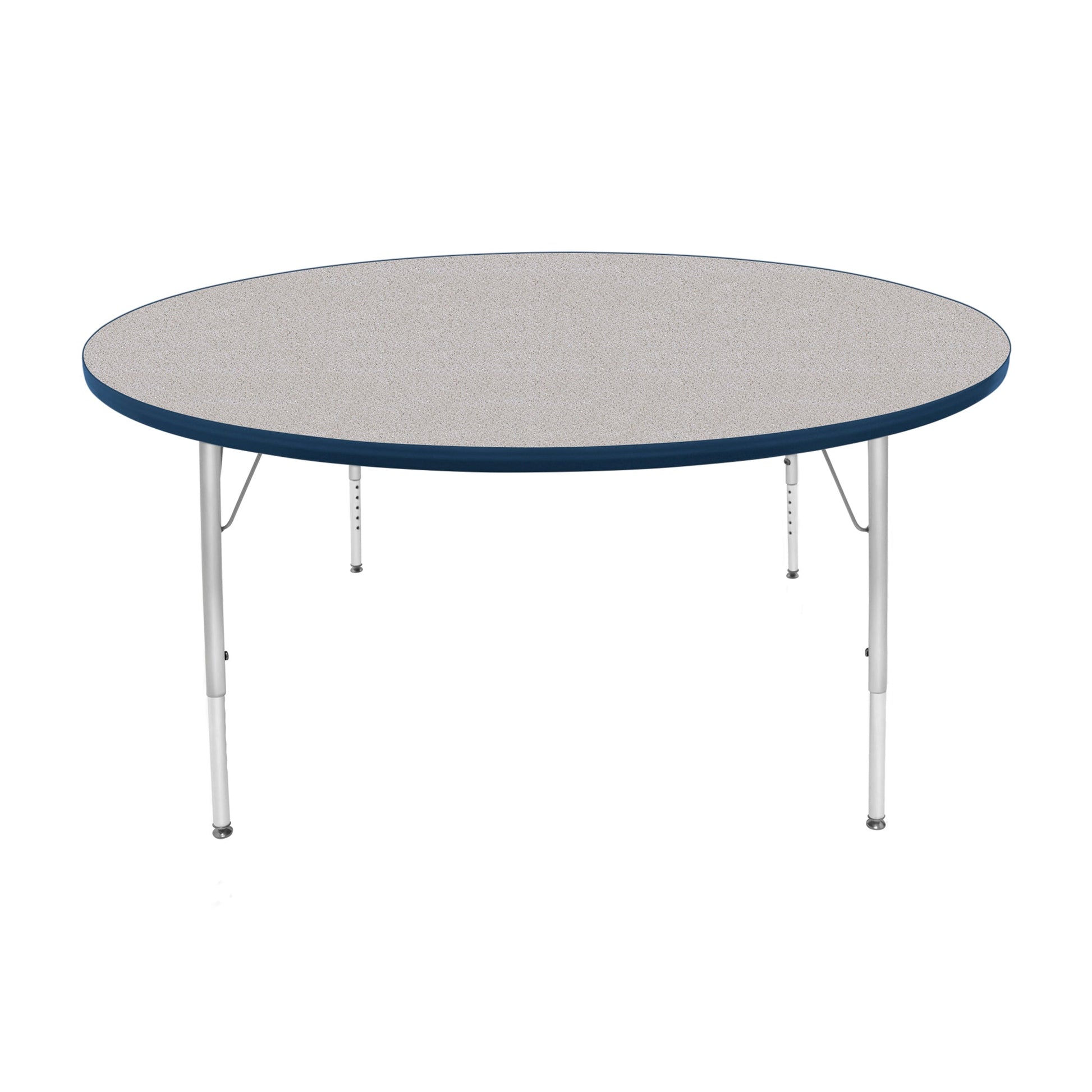 Mahar Creative Colors Large Round Creative Colors Activity Table with Heavy Duty Laminate Top (60" Diameter x 21-30"H) - SchoolOutlet